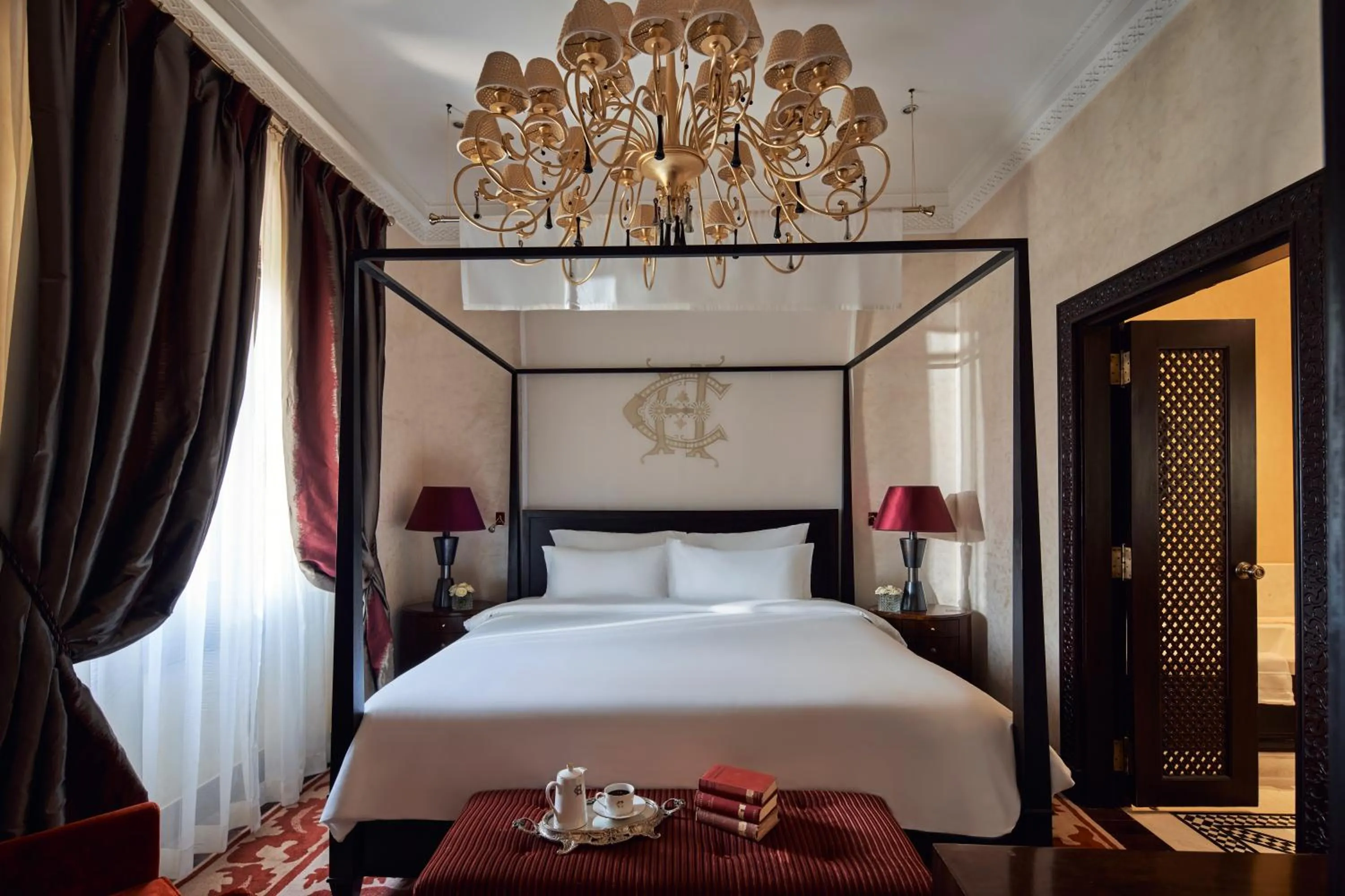 Bed in Sofitel Legend Old Cataract