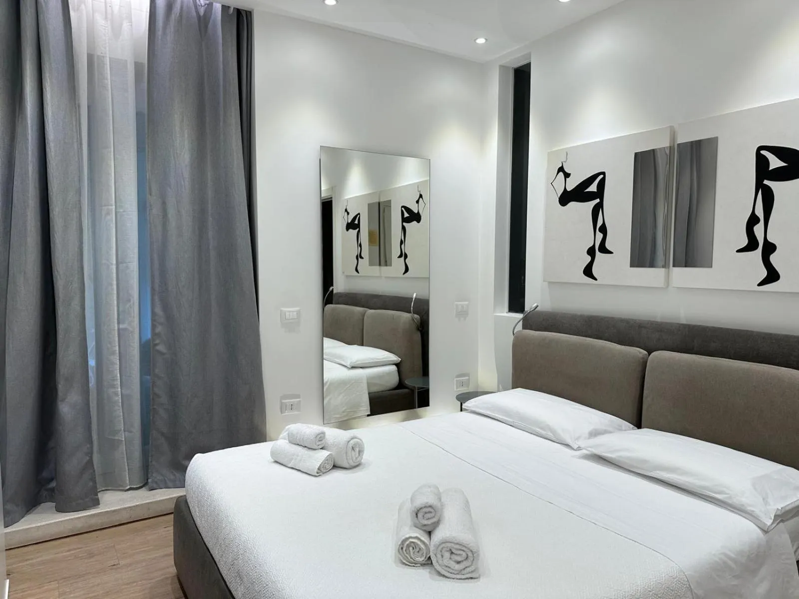 Bed in CeO LUXURY SUITE DI CAGLIARI