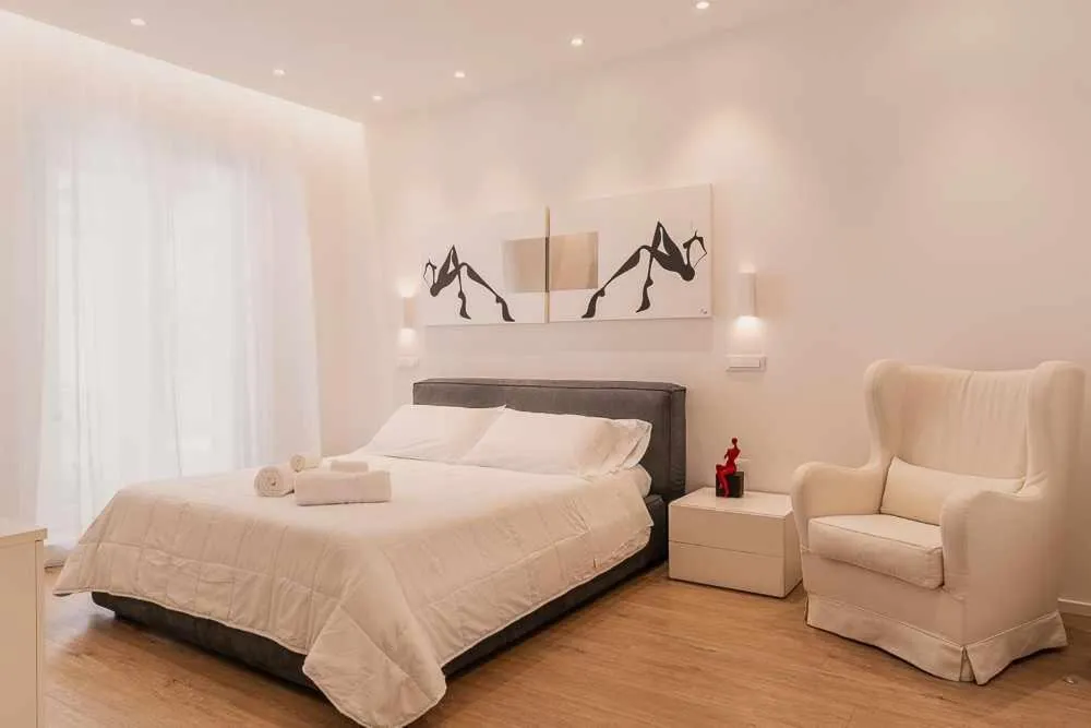 Bed in CeO LUXURY SUITE DI CAGLIARI