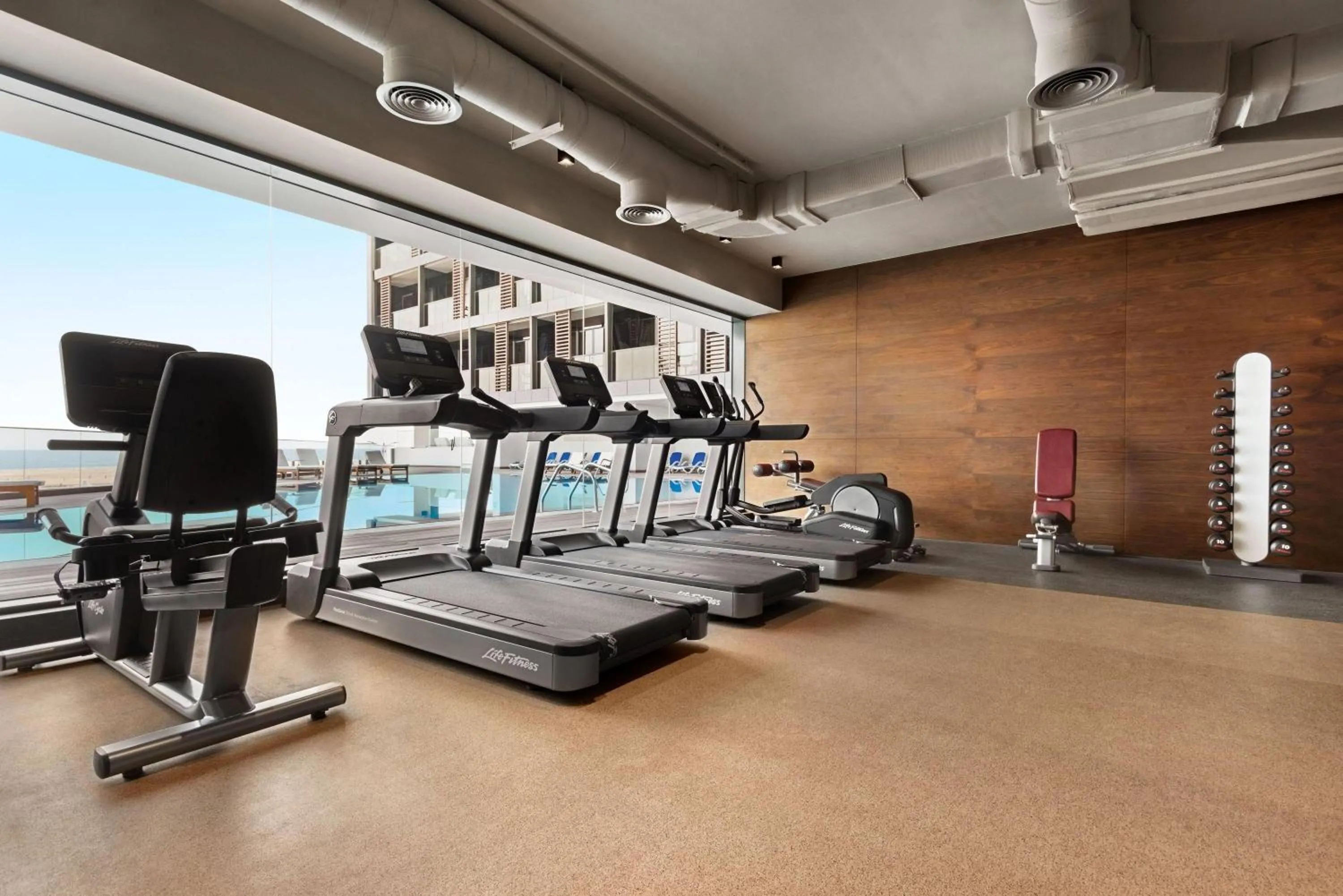 Fitness centre/facilities in Wyndham Garden Ajman Corniche