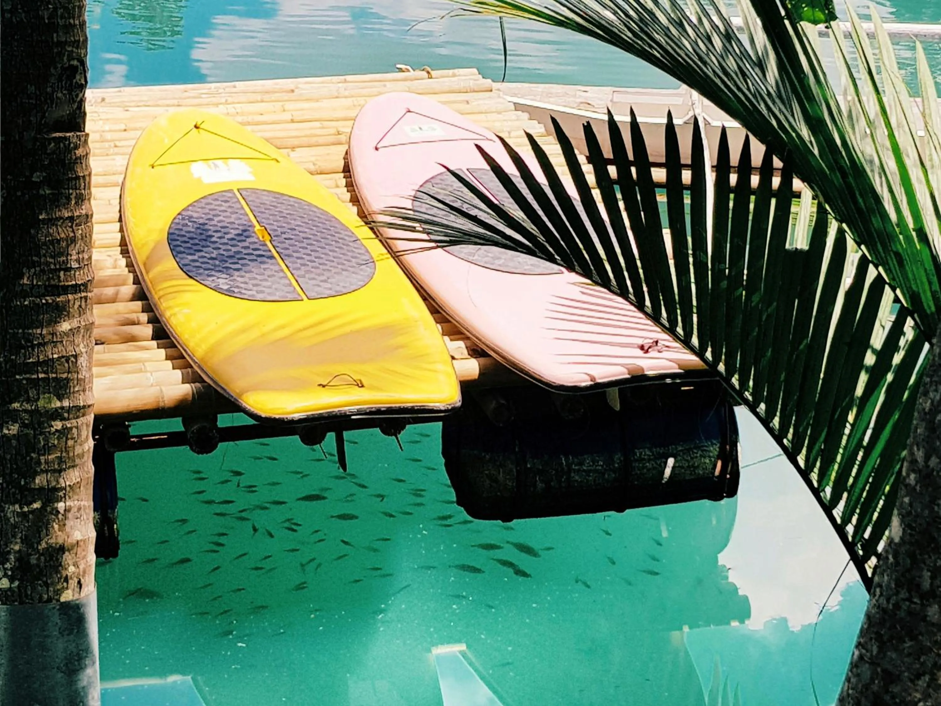 Aqua park in Loboc River Resort