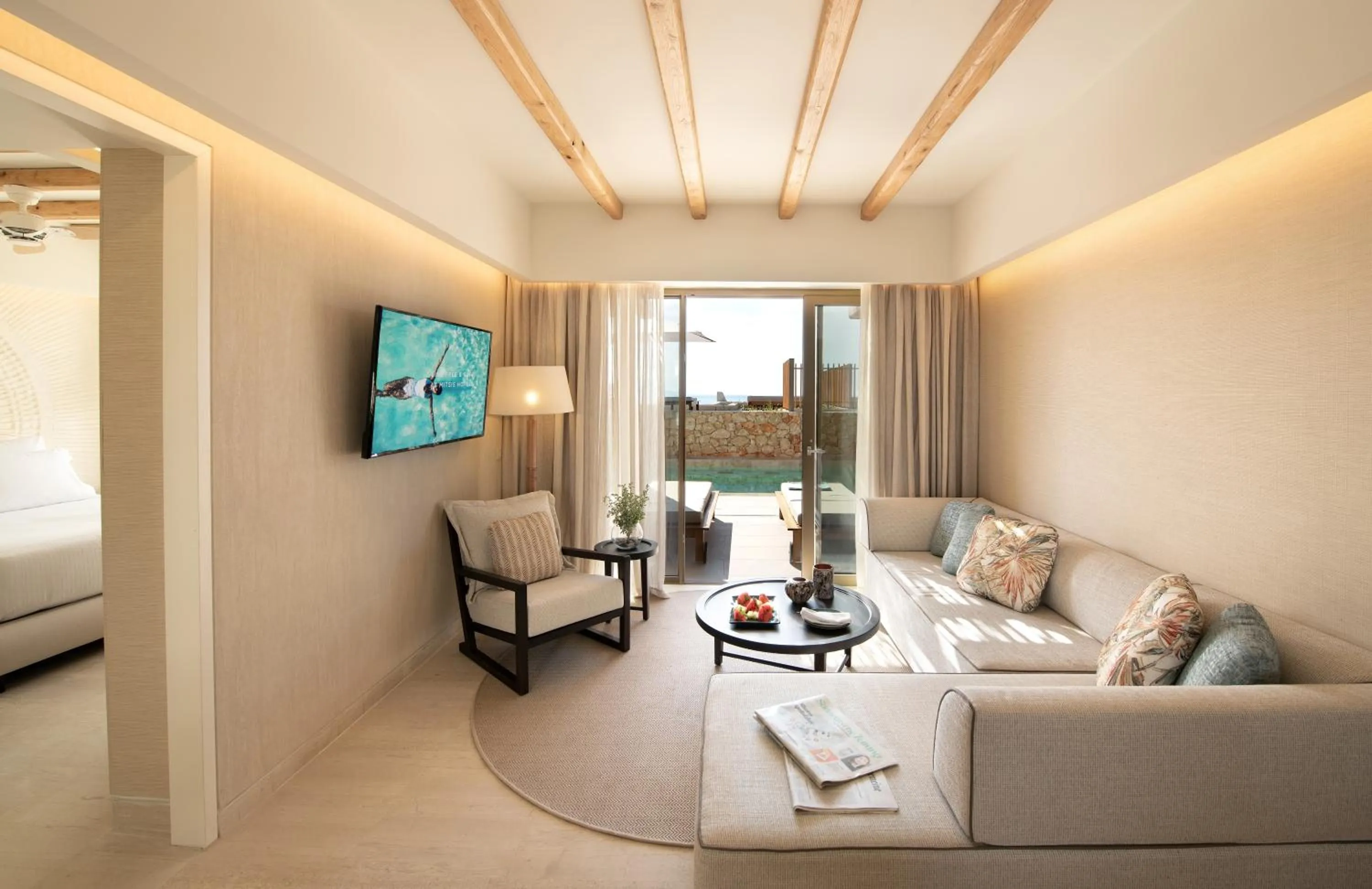 Living room in Mitsis Selection Rinela