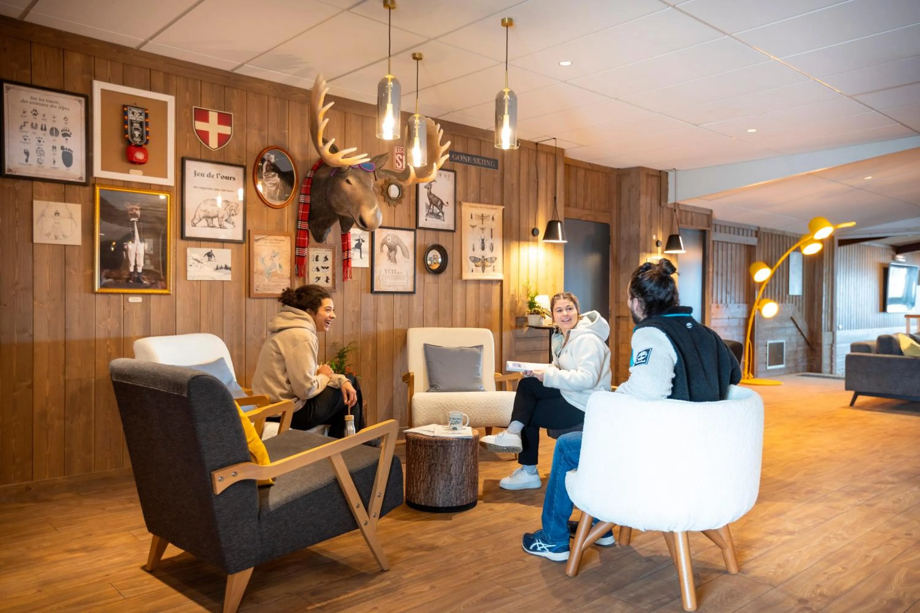 Lobby or reception in Hôtel Club MMV Les Bergers