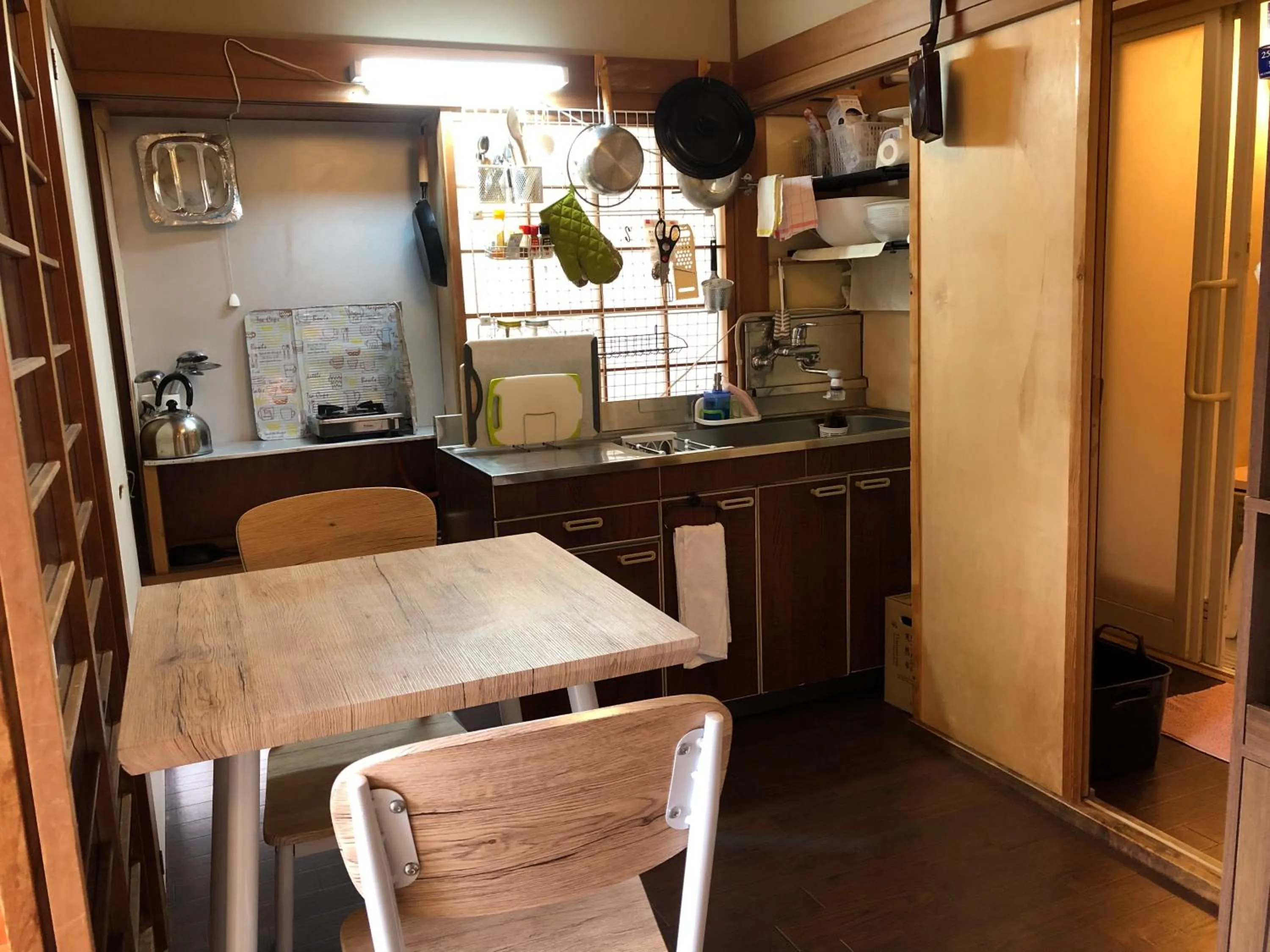 Kitchen or kitchenette in Guest House Wagaranchi Kai