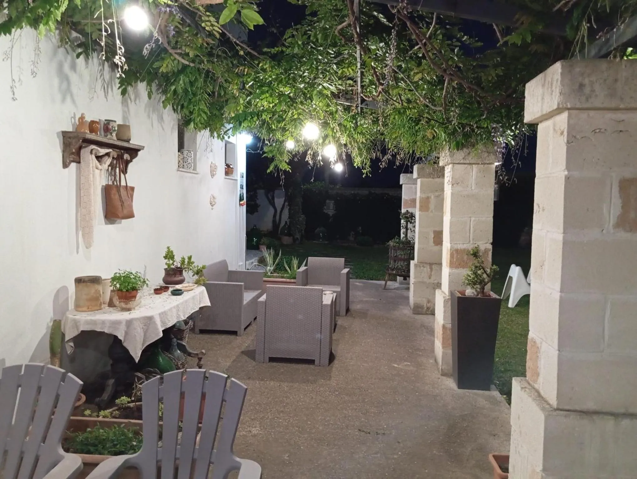 Patio in B&B Villa Sofia