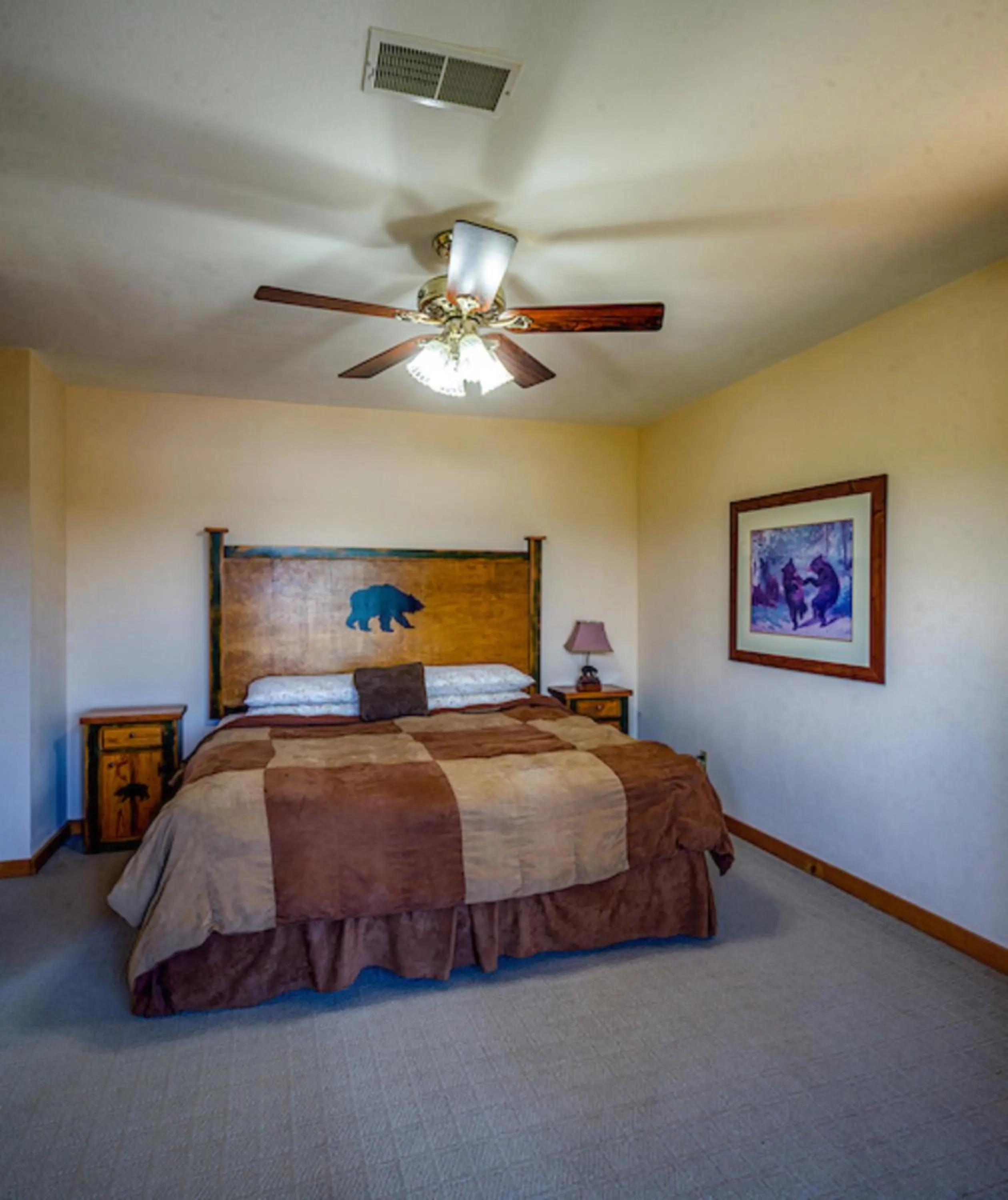 Bed in Sugar Ridge Resort