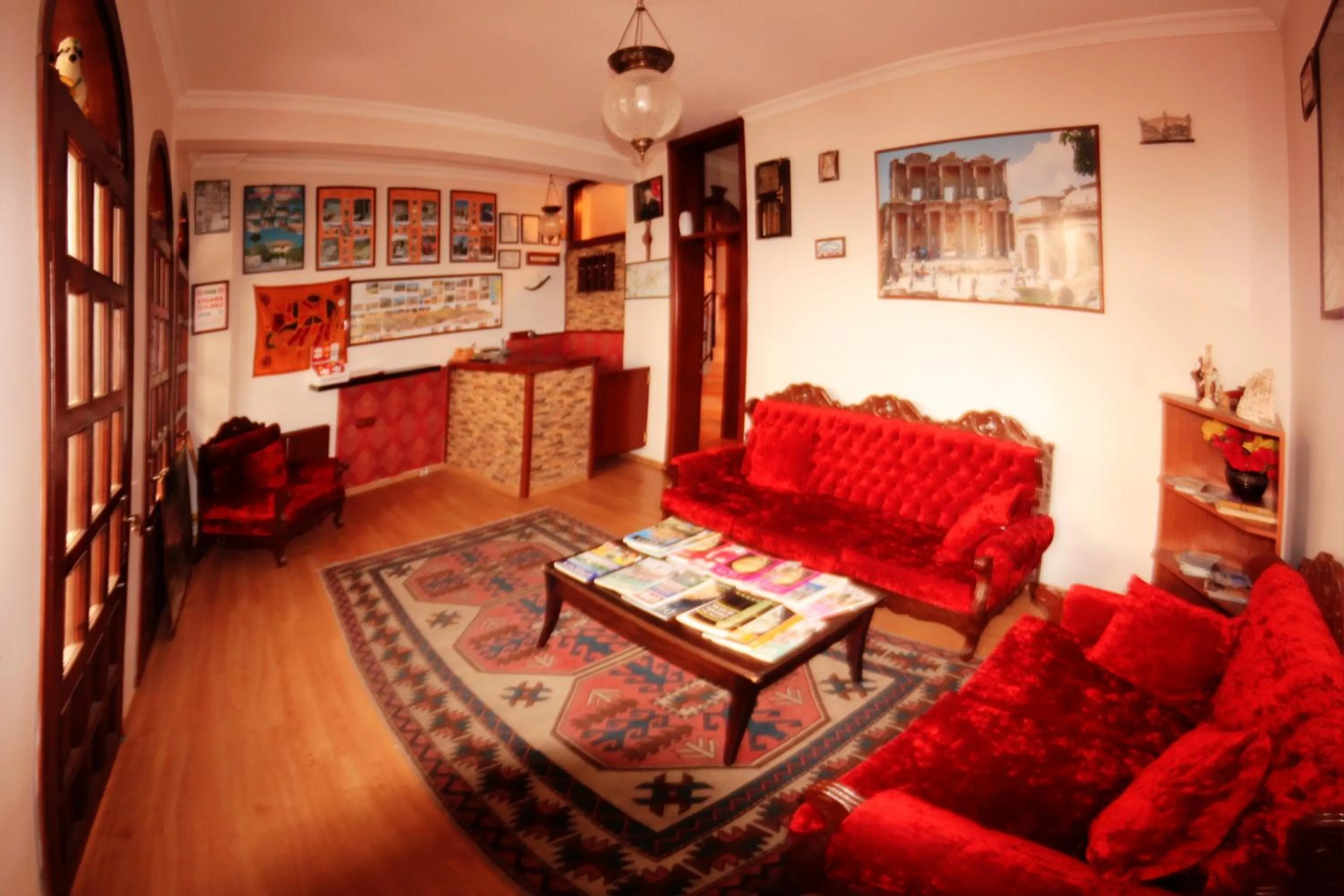 Lobby or reception in Boomerang Guest House