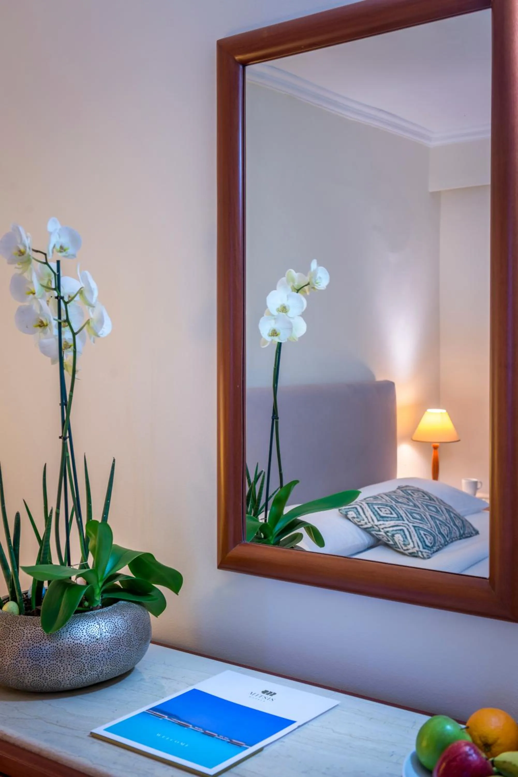 Decorative detail, Bed in Mitsis La Vita