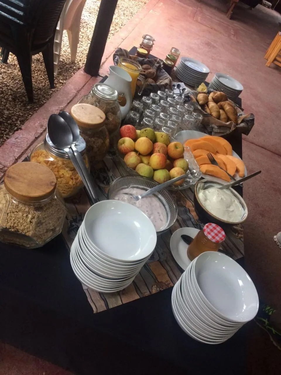Breakfast in Kudu Ridge Game Lodge