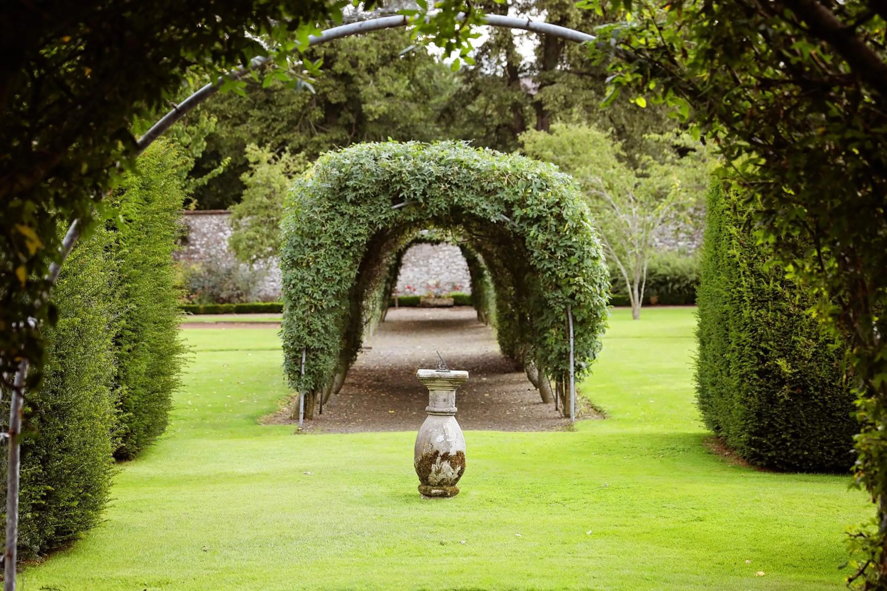 Garden in Cringletie House