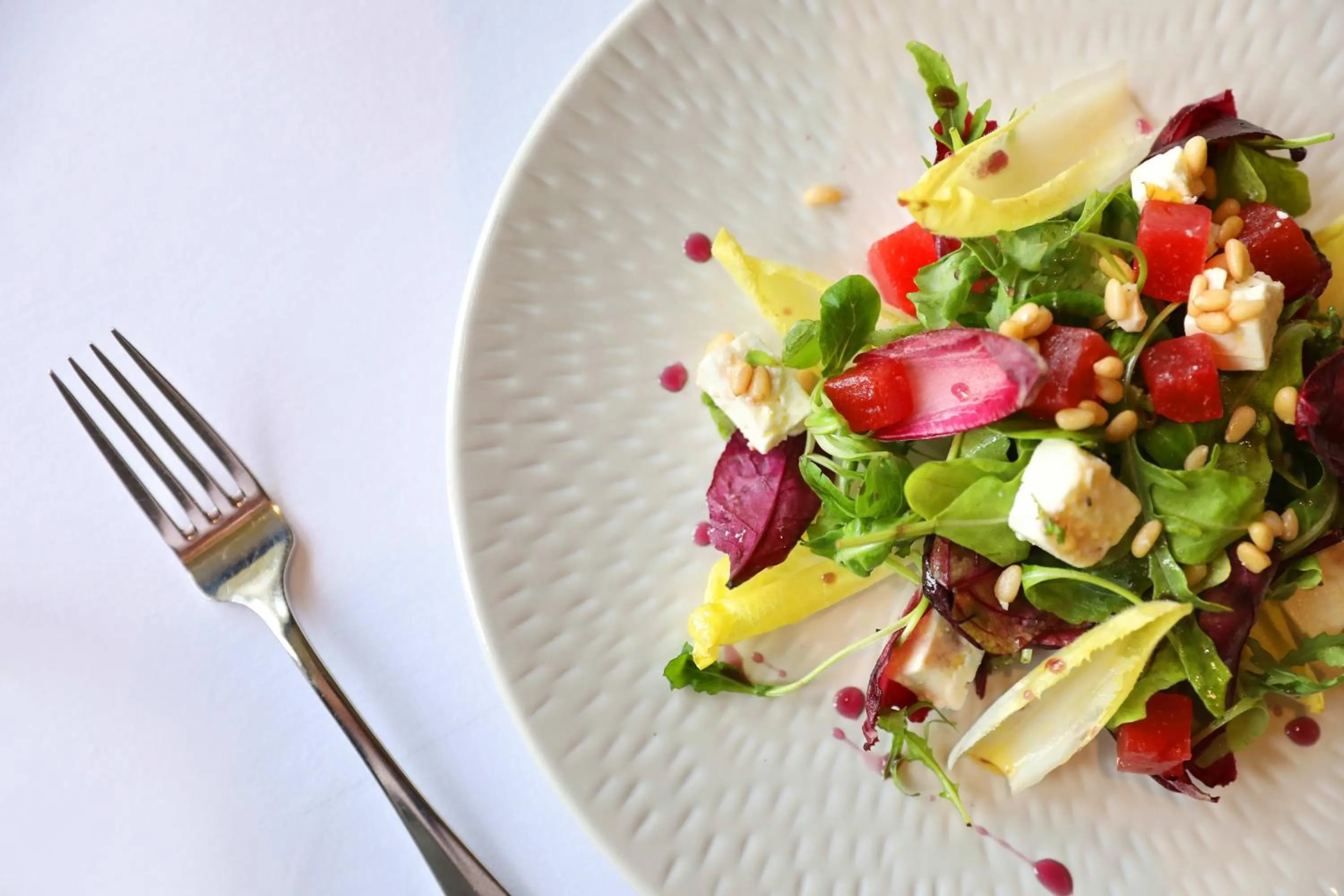 Food close-up in Cringletie House