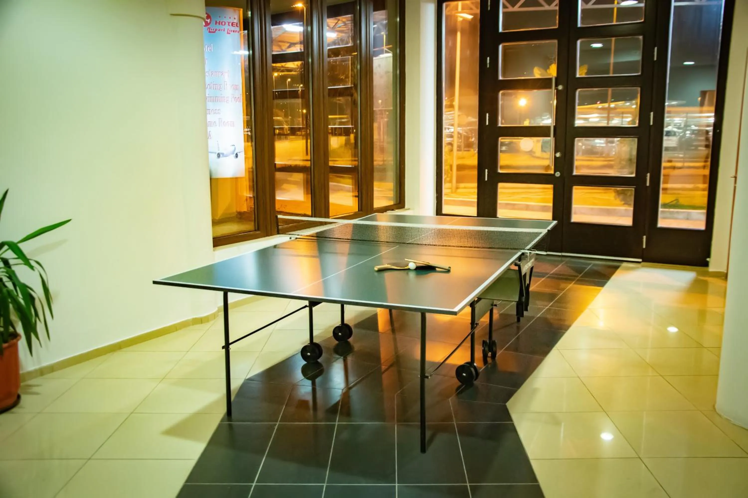 Table tennis in Hotel Airport Tirana