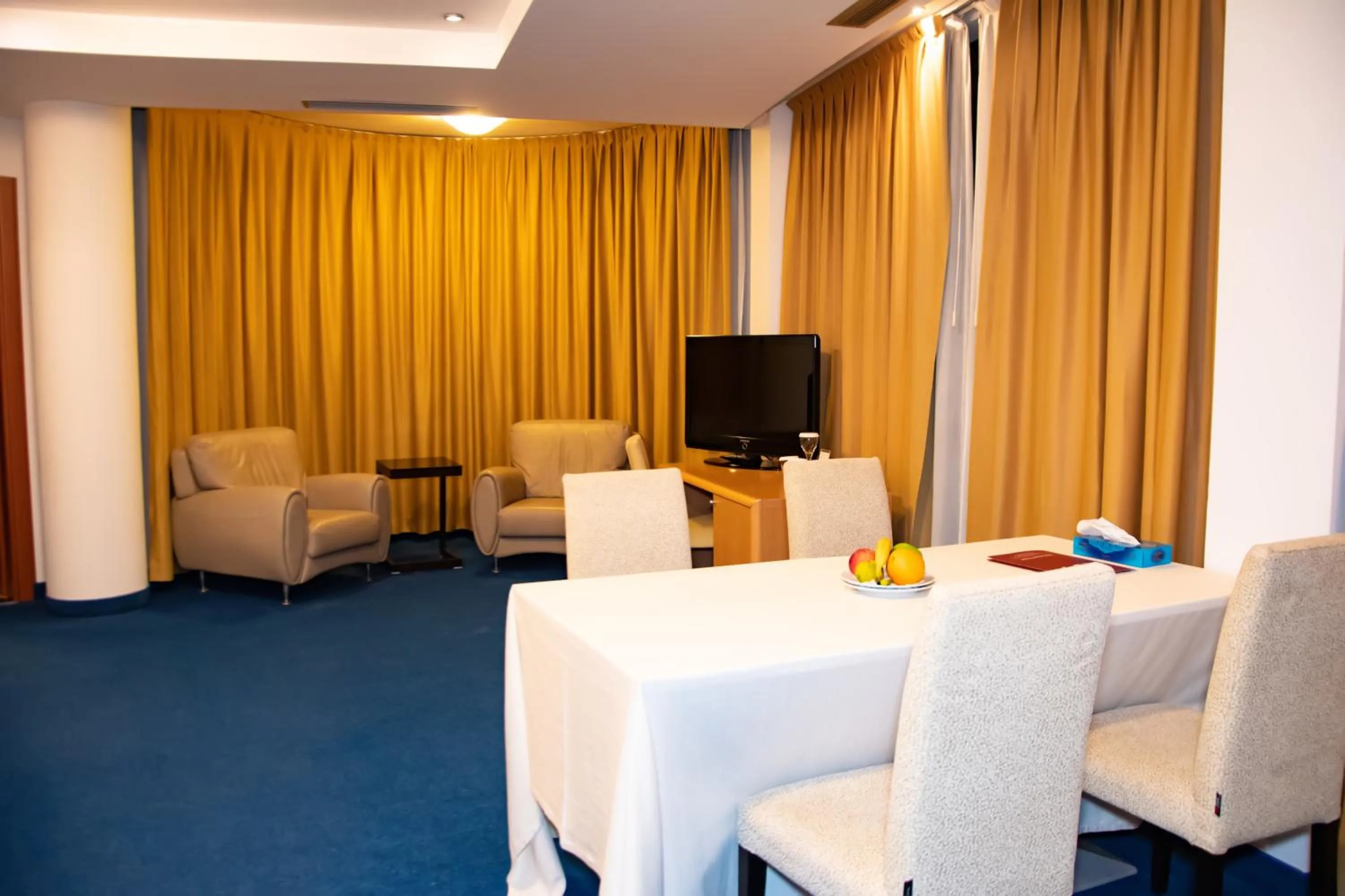 Communal lounge/ TV room in Hotel Airport Tirana