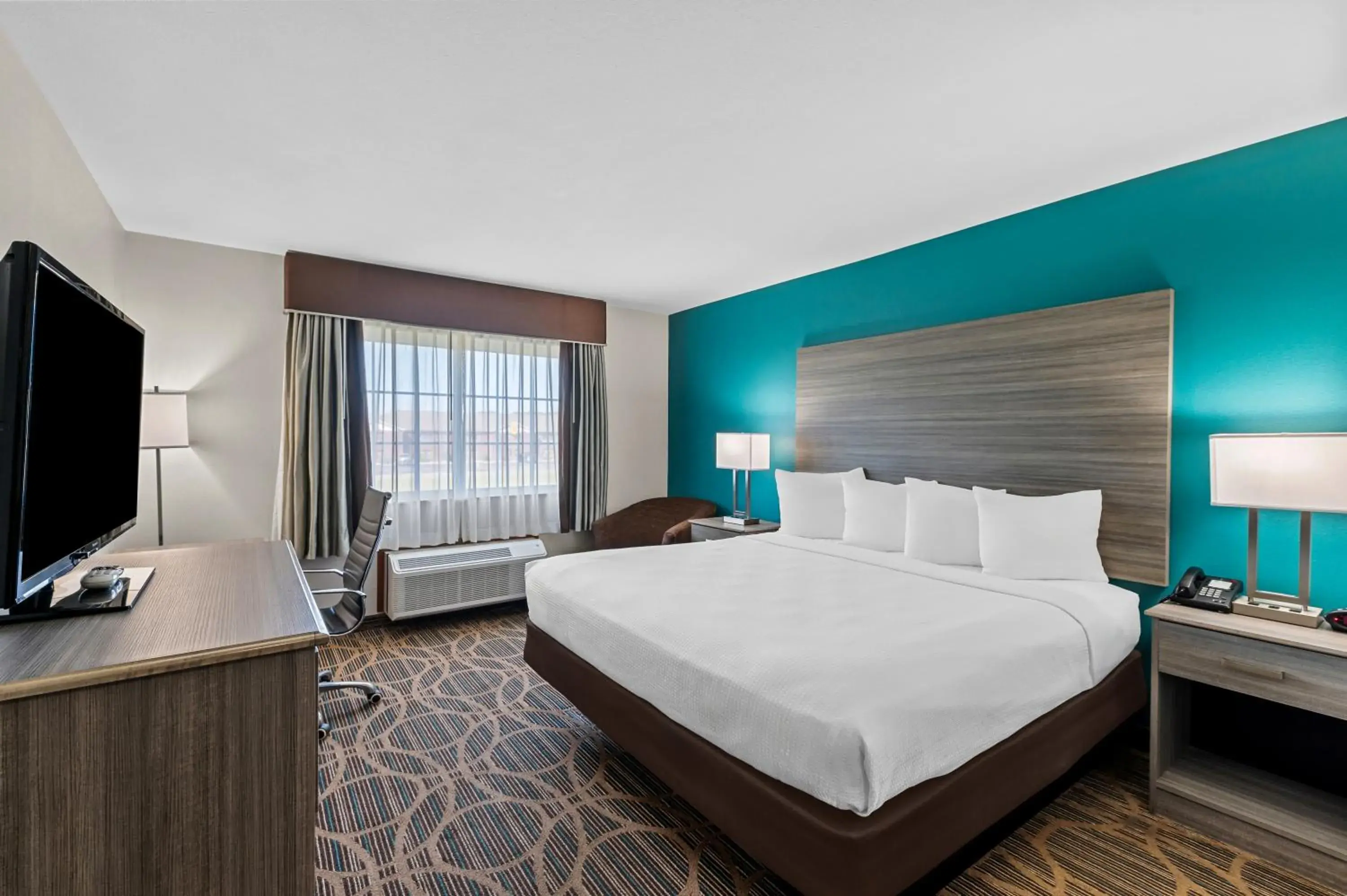 King Room with Roll-In Shower - Disability Access in Best Western Presidential Hotel & Suites King Room with Roll-In Shower - Disability Access in Best Western Presidential Hotel & Suites