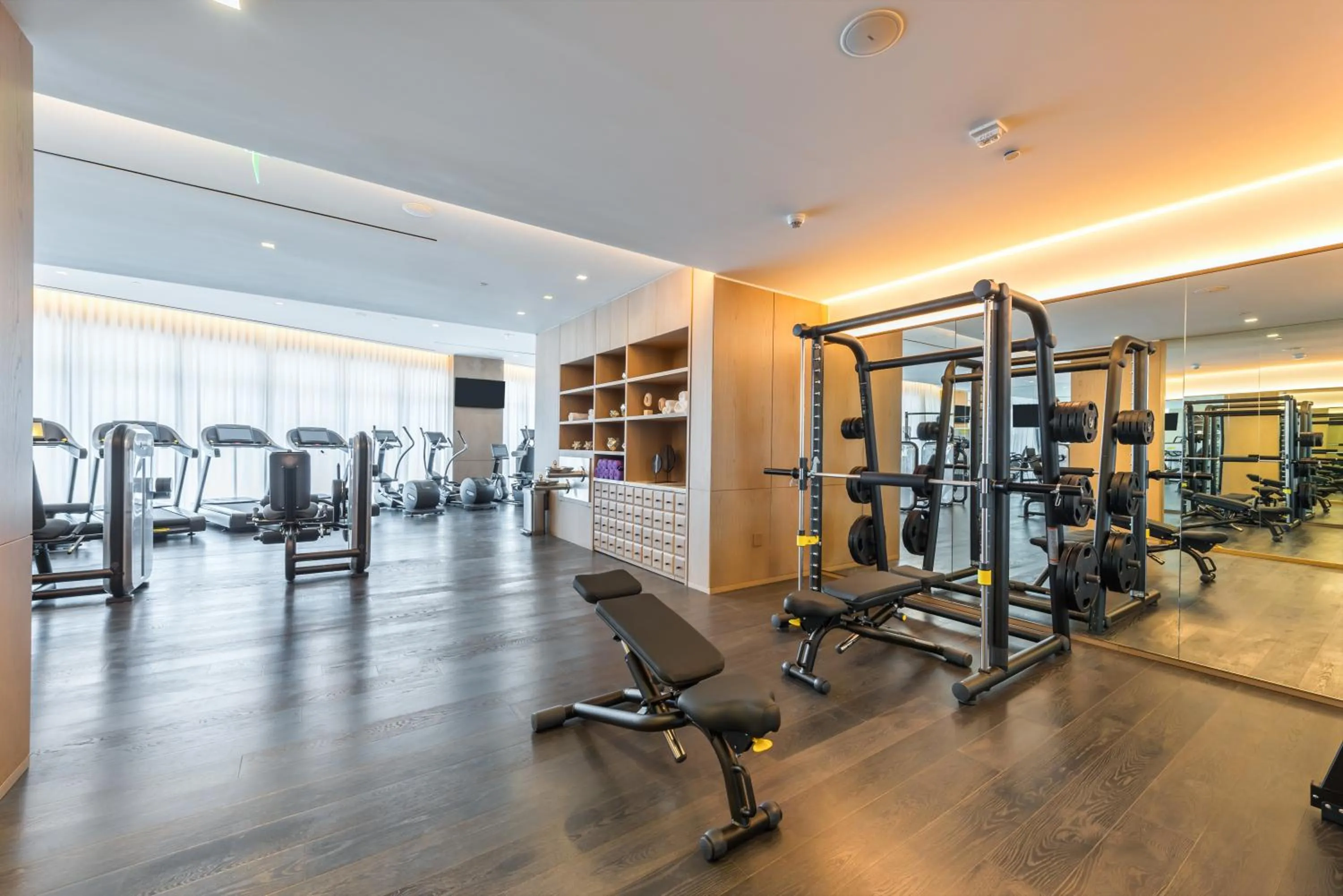Fitness centre/facilities in SLS LUX Brickell