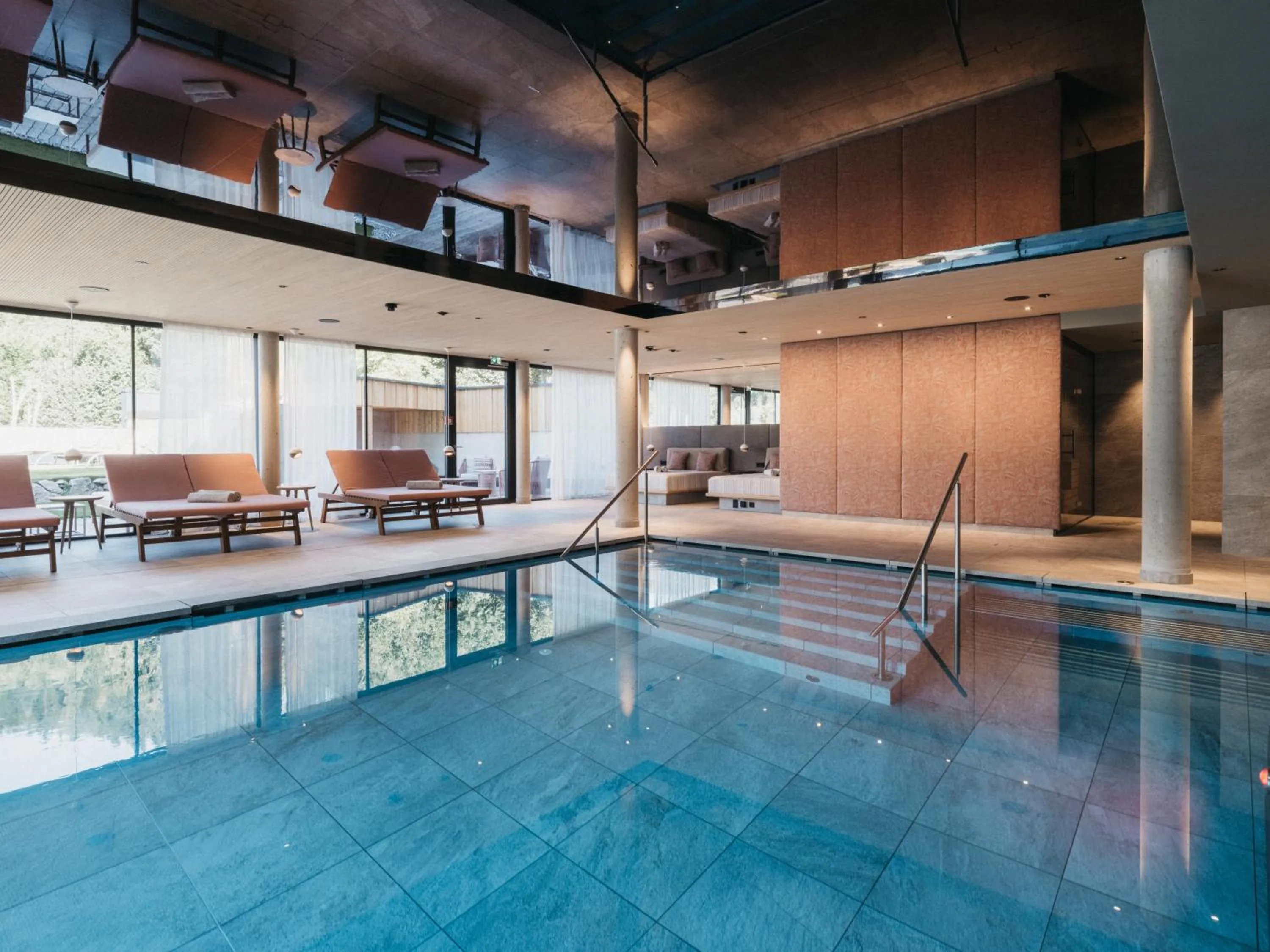 Swimming pool in Biohotel Rupertus