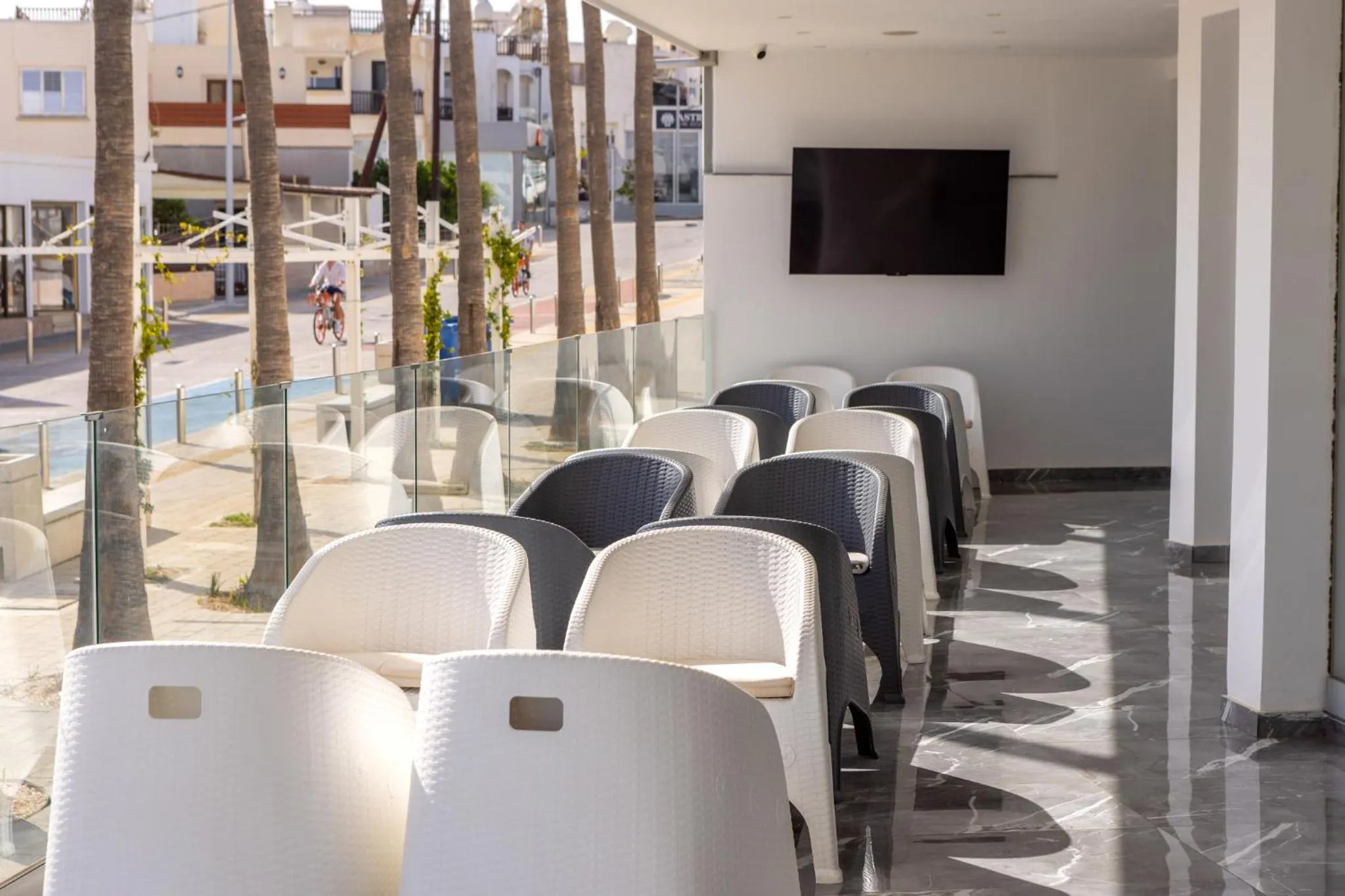 Lobby or reception in Milea Hotel