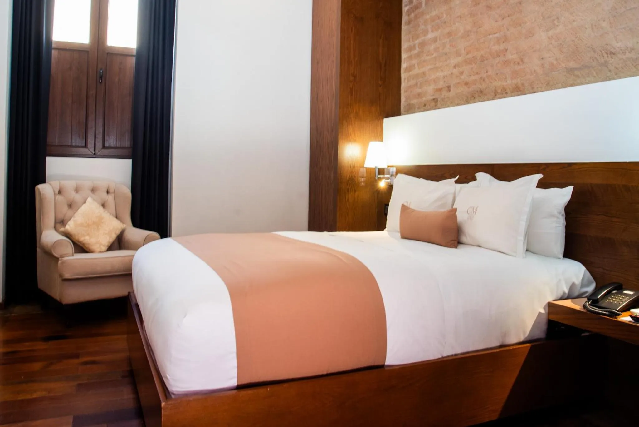 Bed in Hotel Boutique Casa Madero