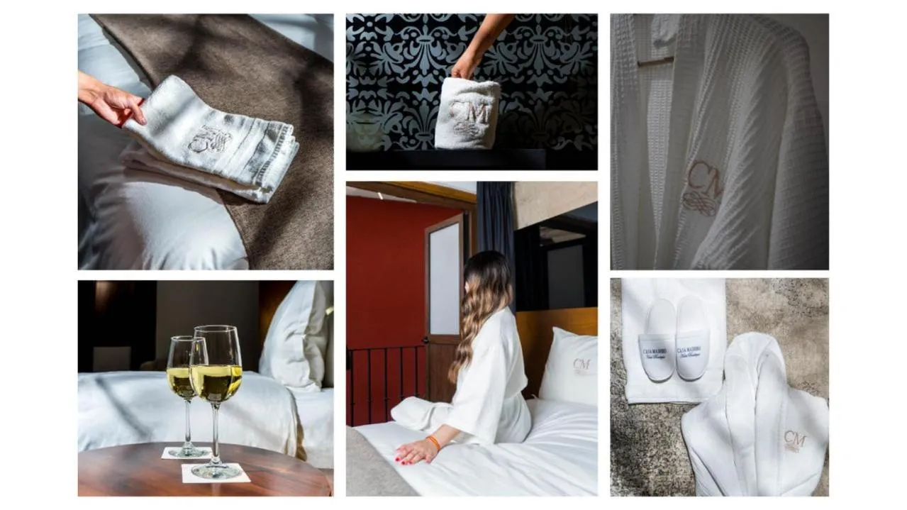 towels, Bed in Hotel Boutique Casa Madero