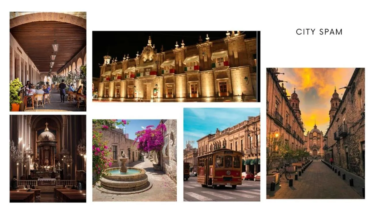 City view in Hotel Boutique Casa Madero