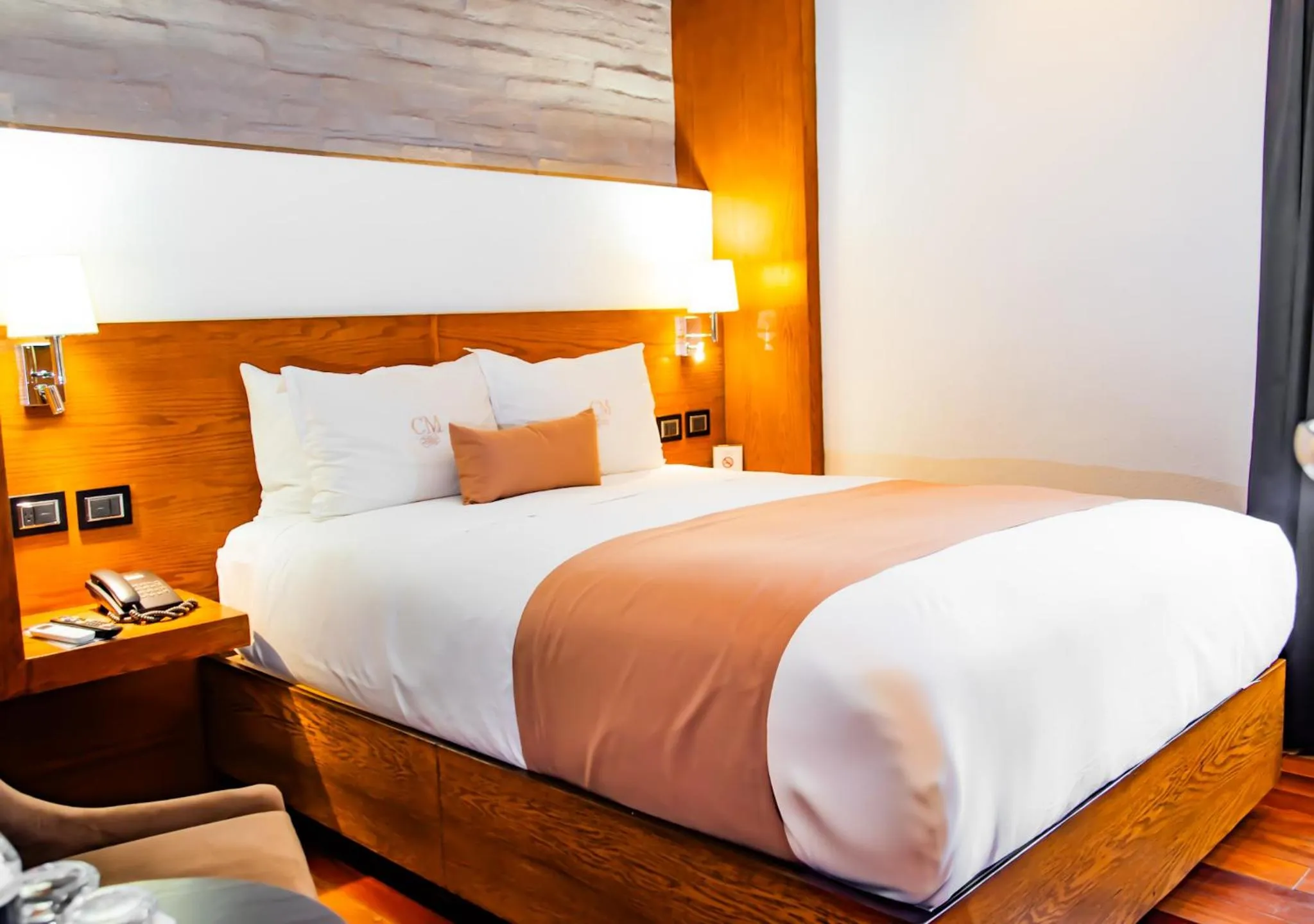 Bed in Hotel Boutique Casa Madero