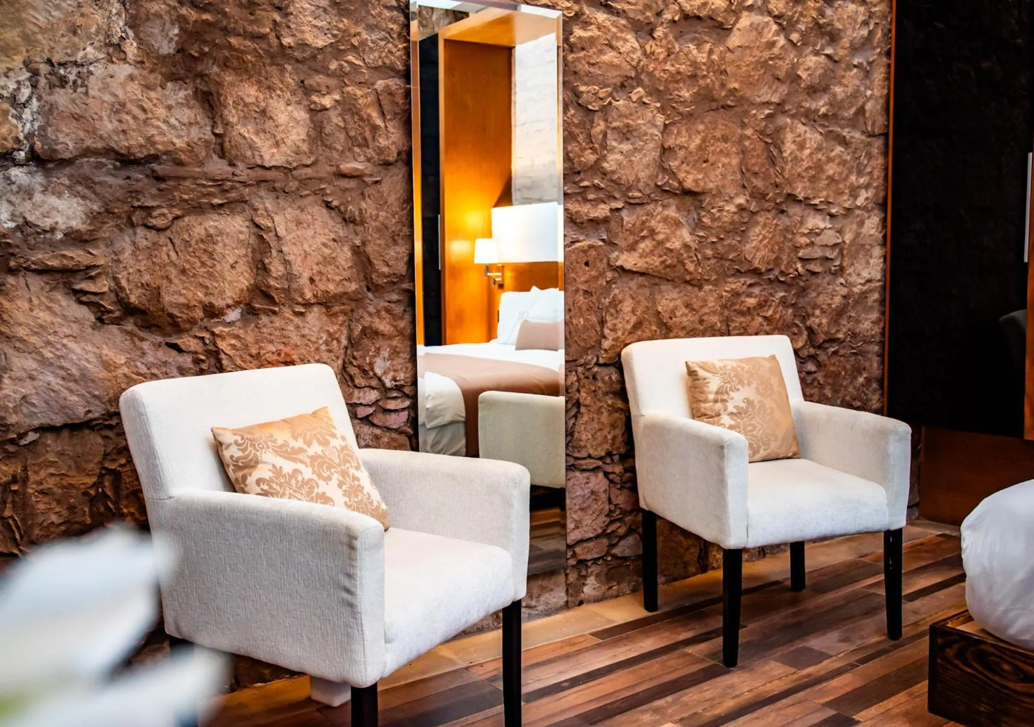 Living room in Hotel Boutique Casa Madero