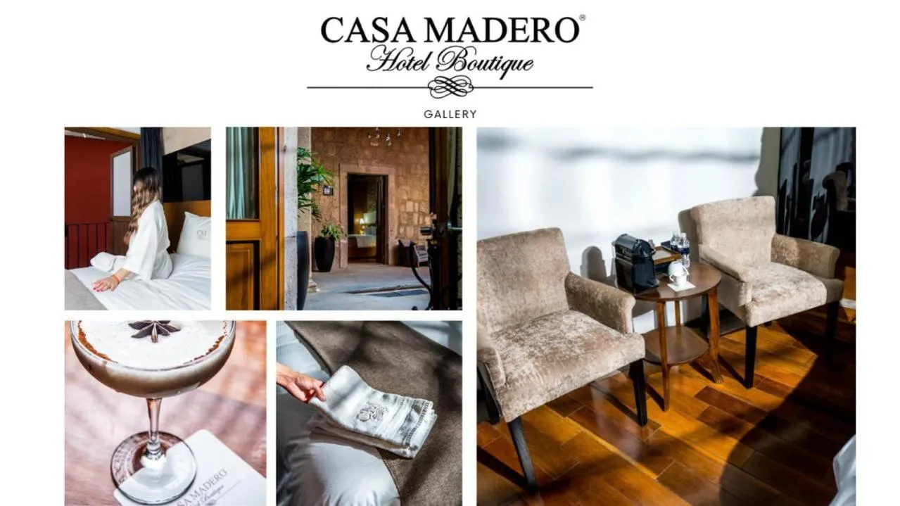 Seating area in Hotel Boutique Casa Madero