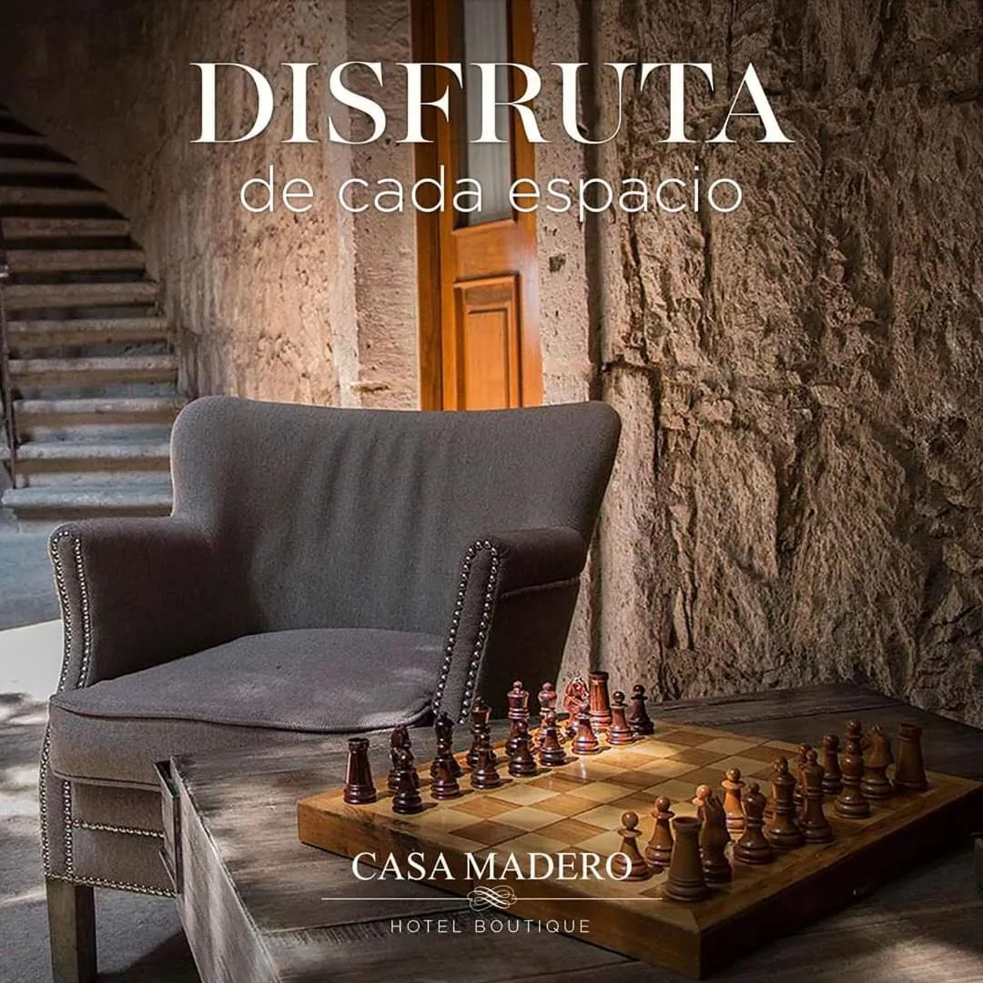 Lobby or reception in Hotel Boutique Casa Madero