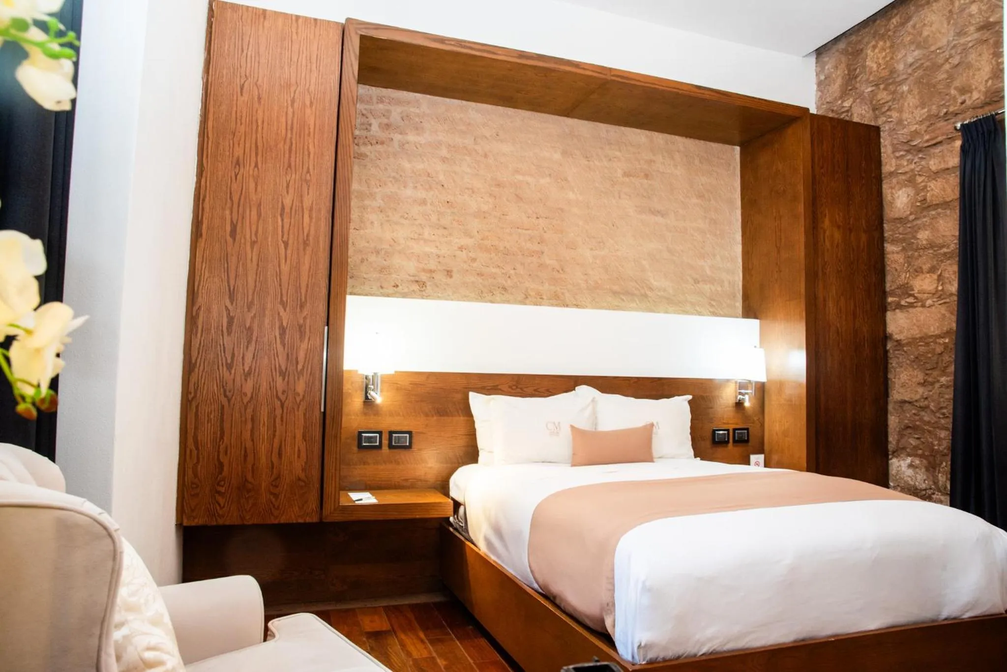 Bed in Hotel Boutique Casa Madero