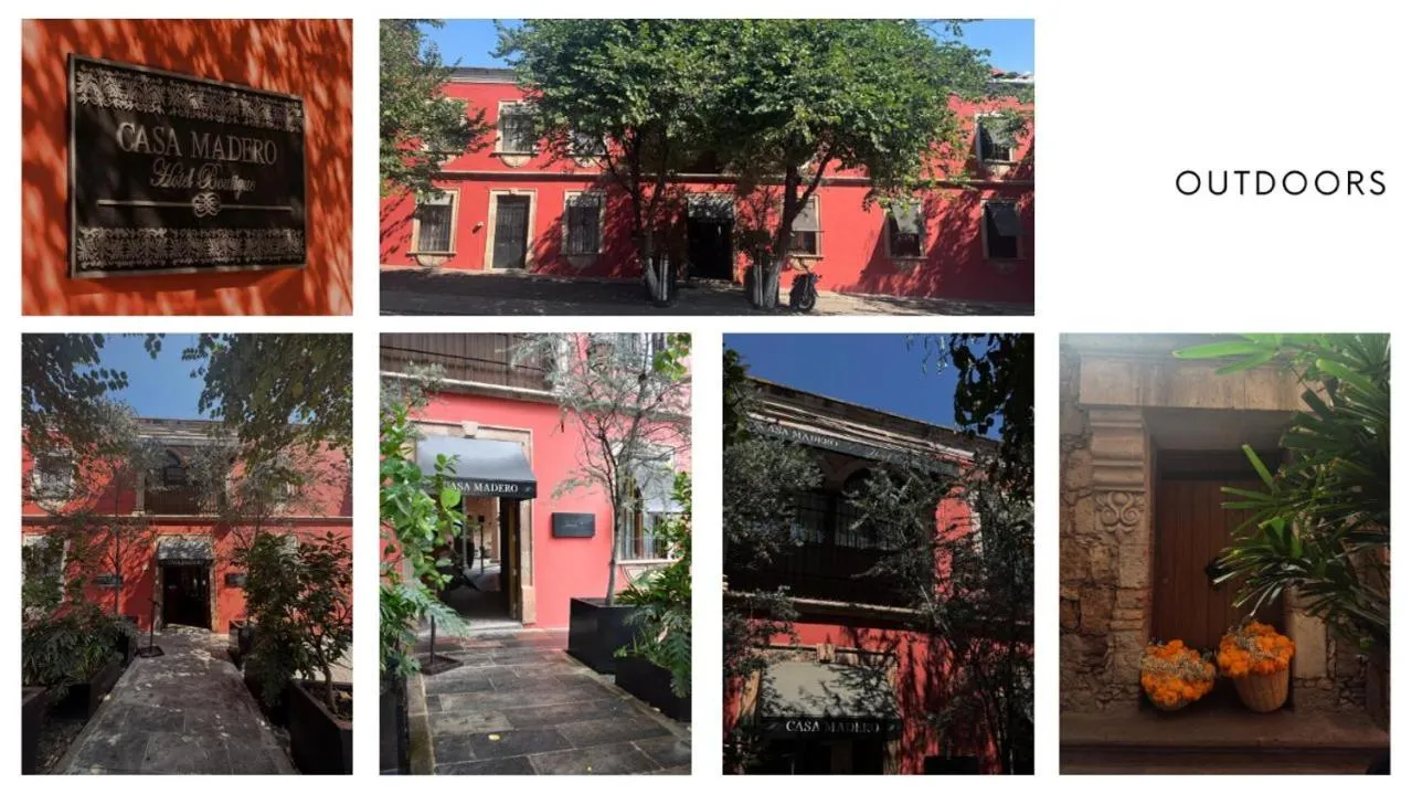 Property building in Hotel Boutique Casa Madero