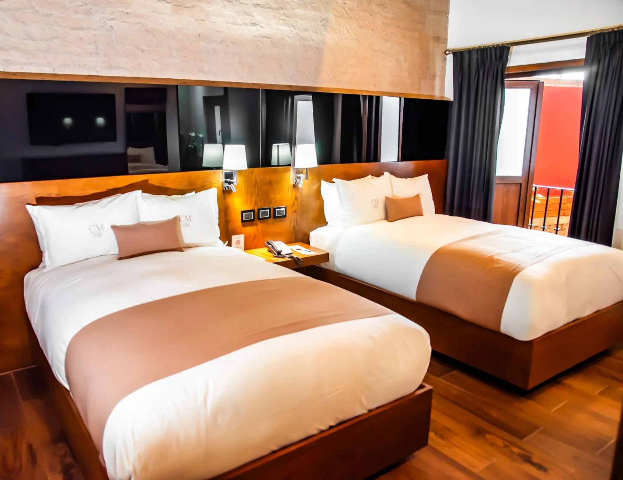 Bed in Hotel Boutique Casa Madero