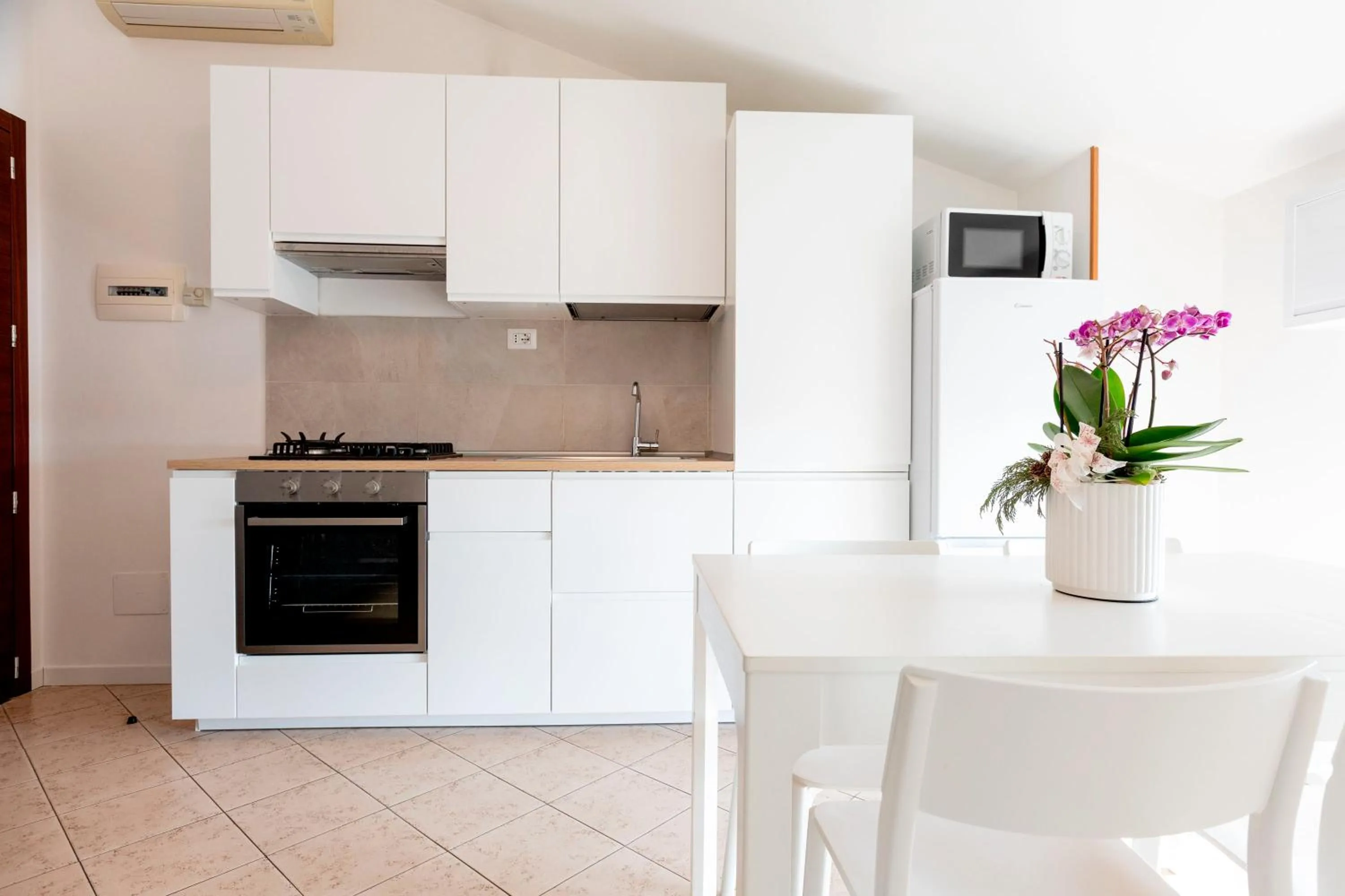 Kitchen or kitchenette in Residence Hotel Le Stelle