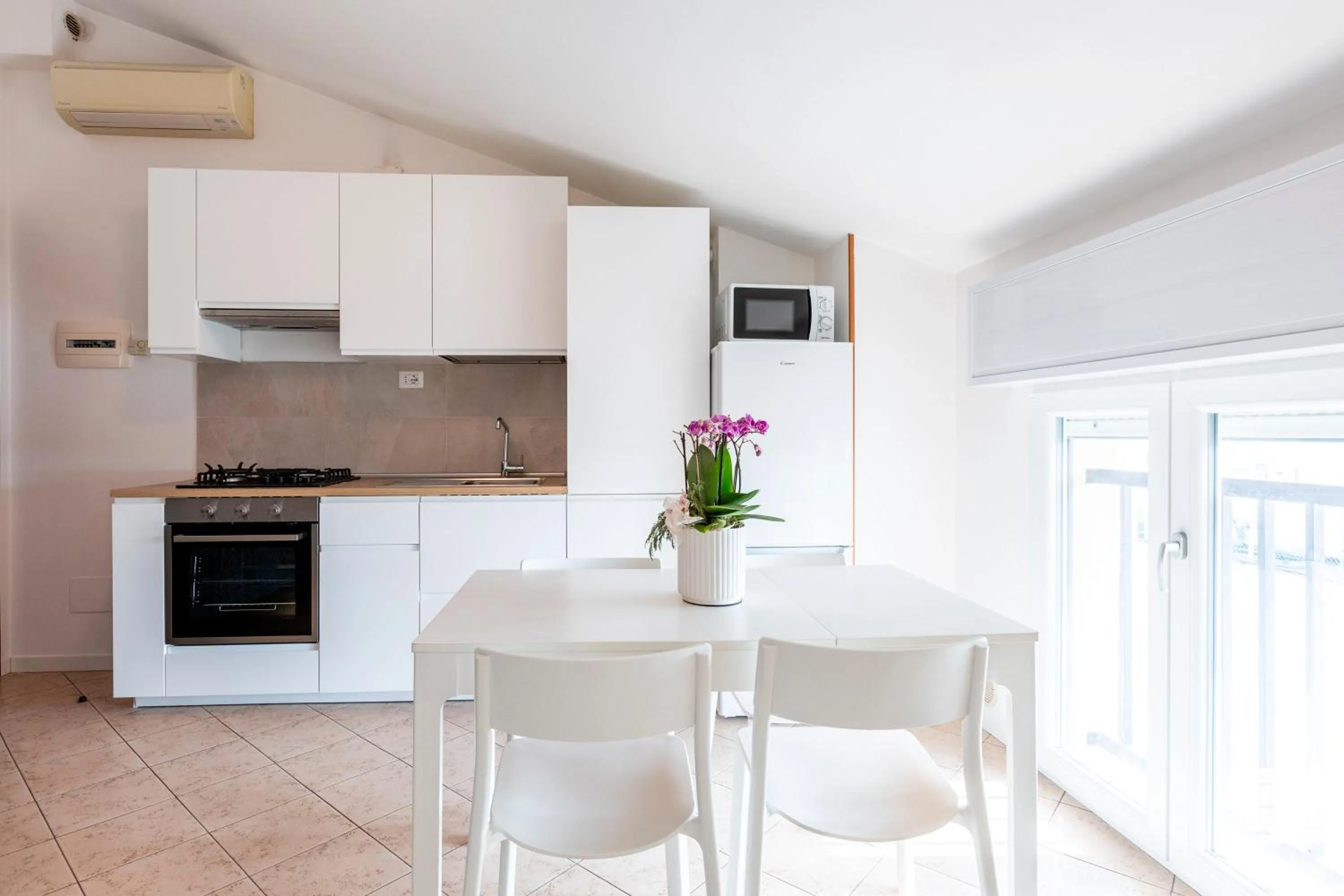 Kitchen or kitchenette in Residence Hotel Le Stelle