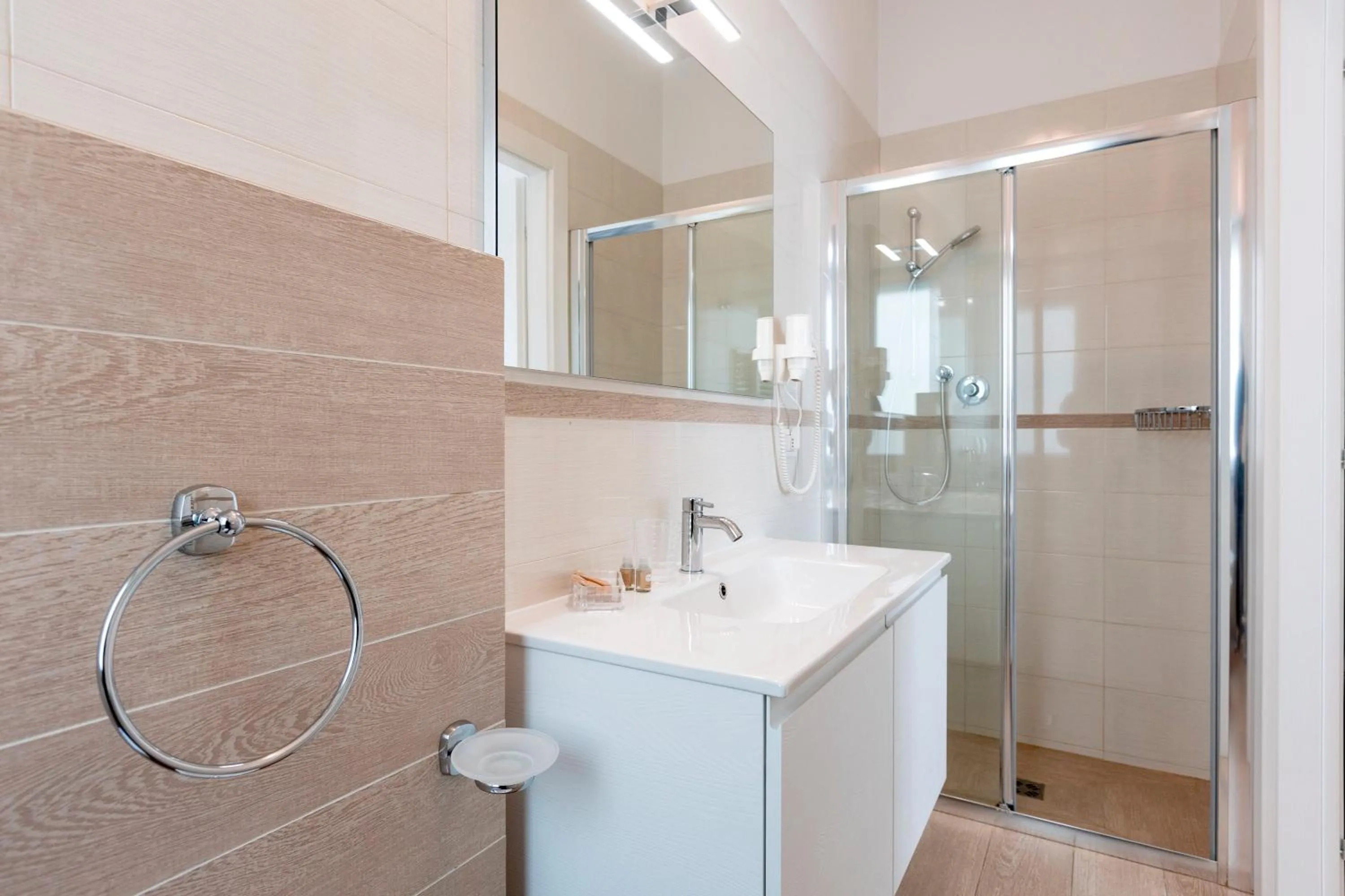 Shower in Residence Hotel Le Stelle