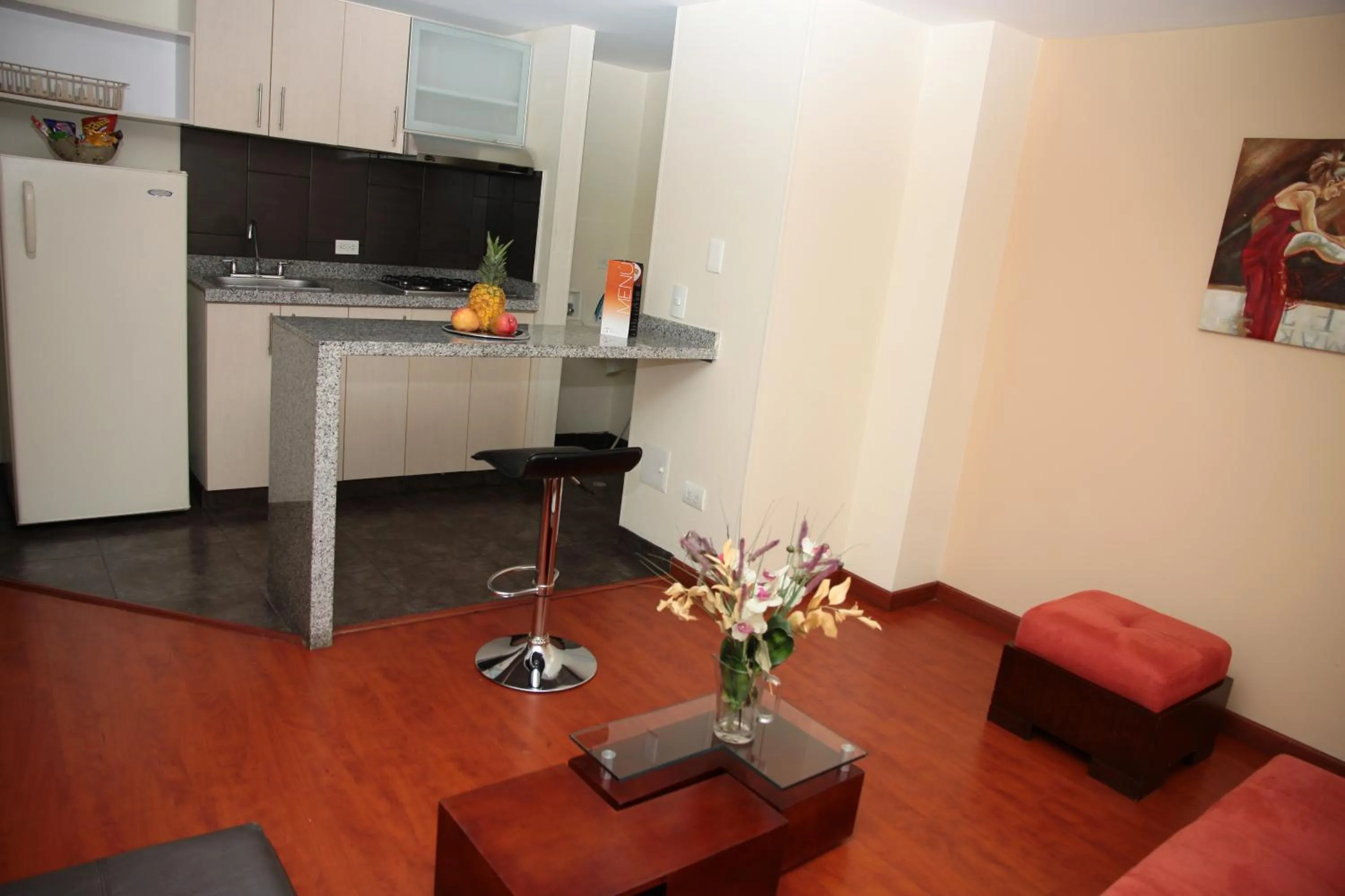 Seating area in Aparta-Suites Mirador del Recuerdo