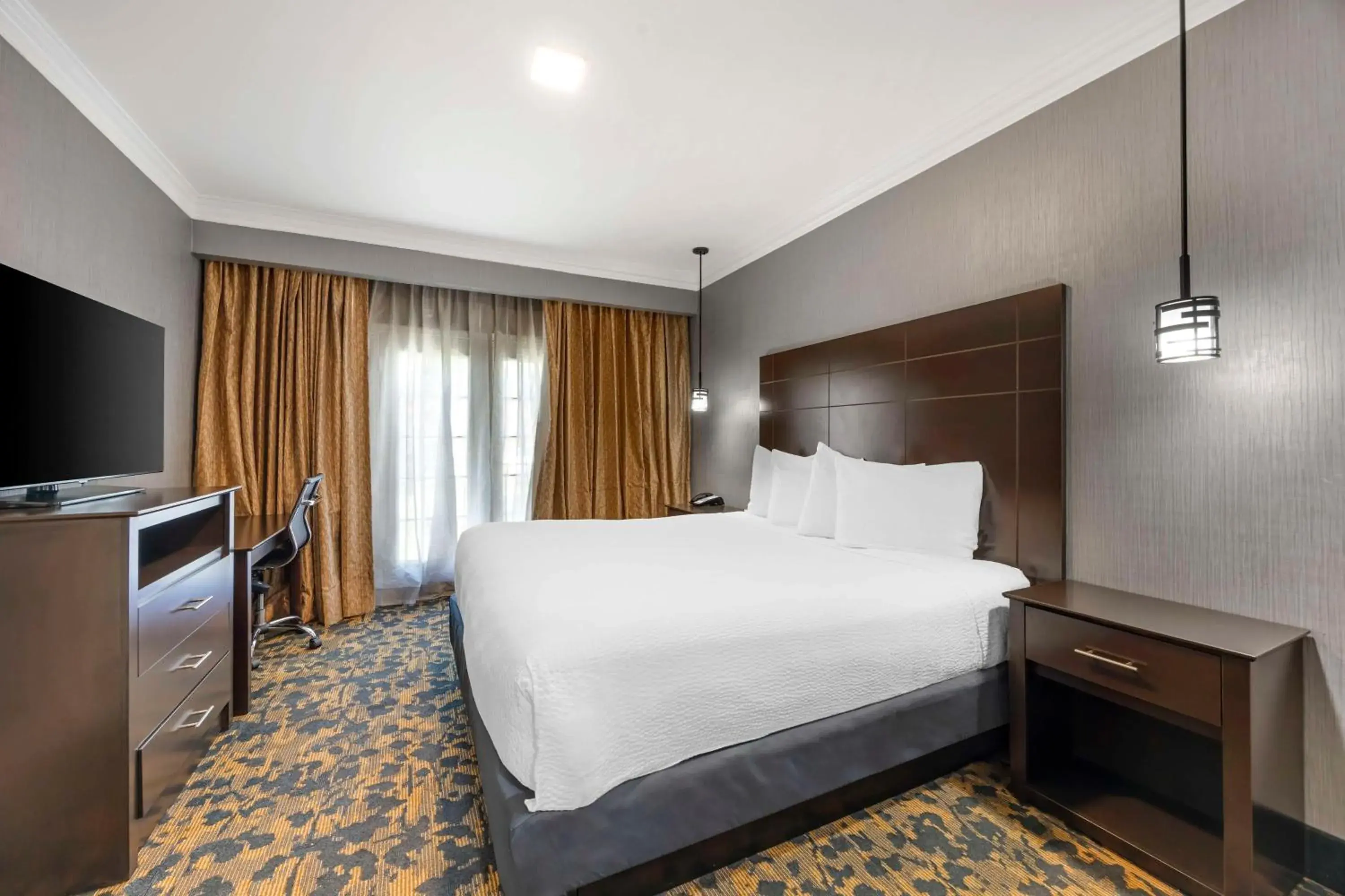 King Room with Roll-In Shower - Disability Access in Best Western Brentwood King Room with Roll-In Shower - Disability Access in Best Western Brentwood