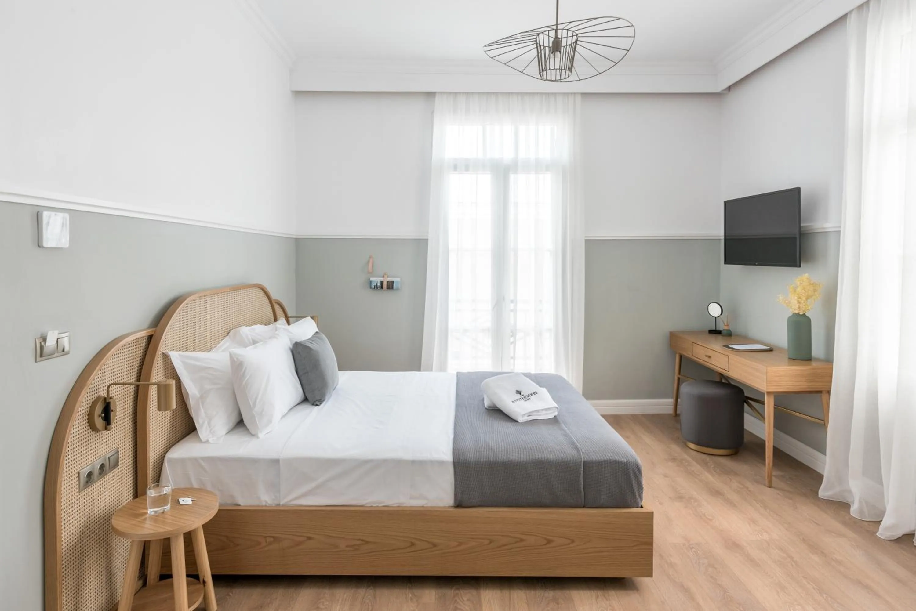 Bed in The Anthemion House