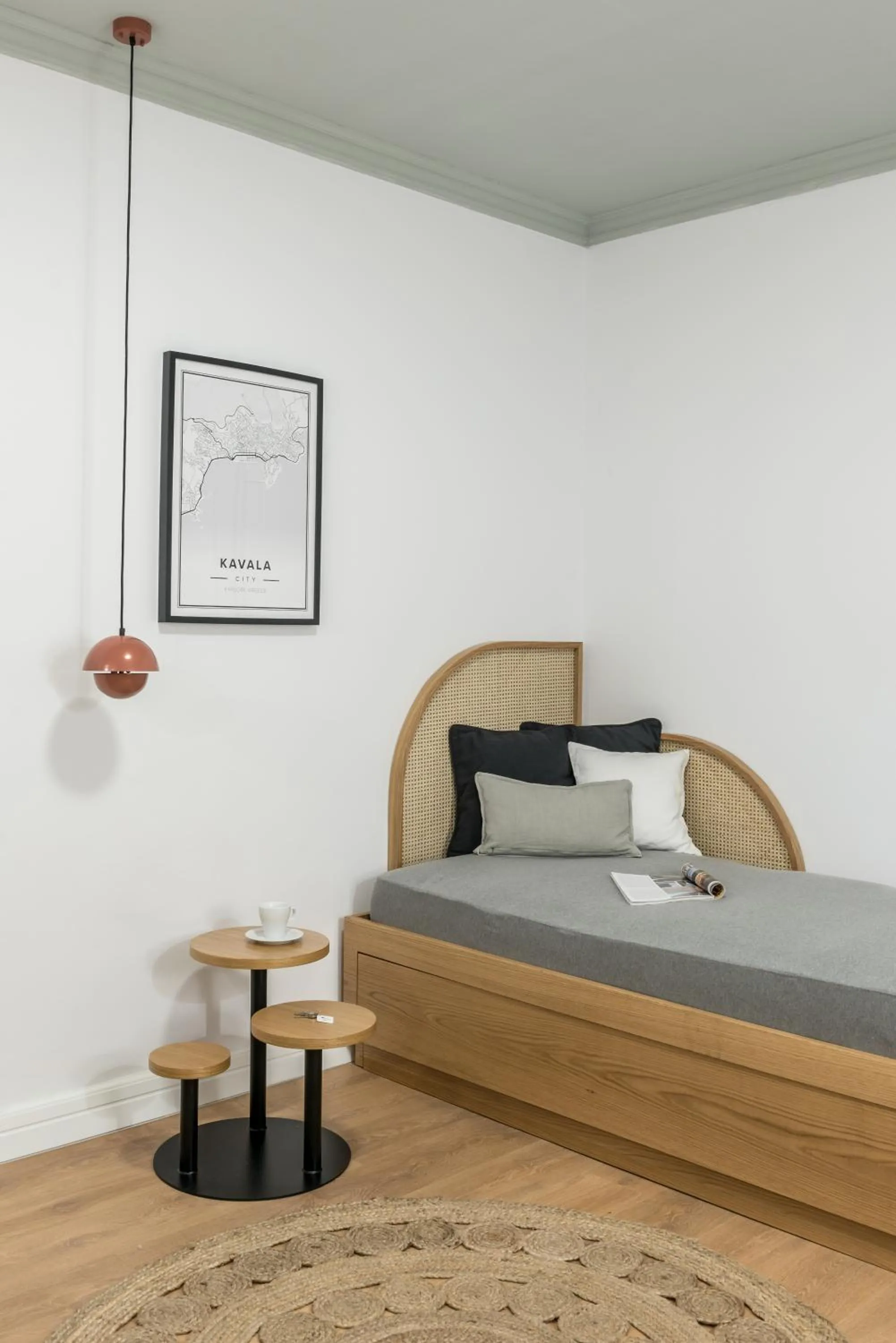 Bed in The Anthemion House