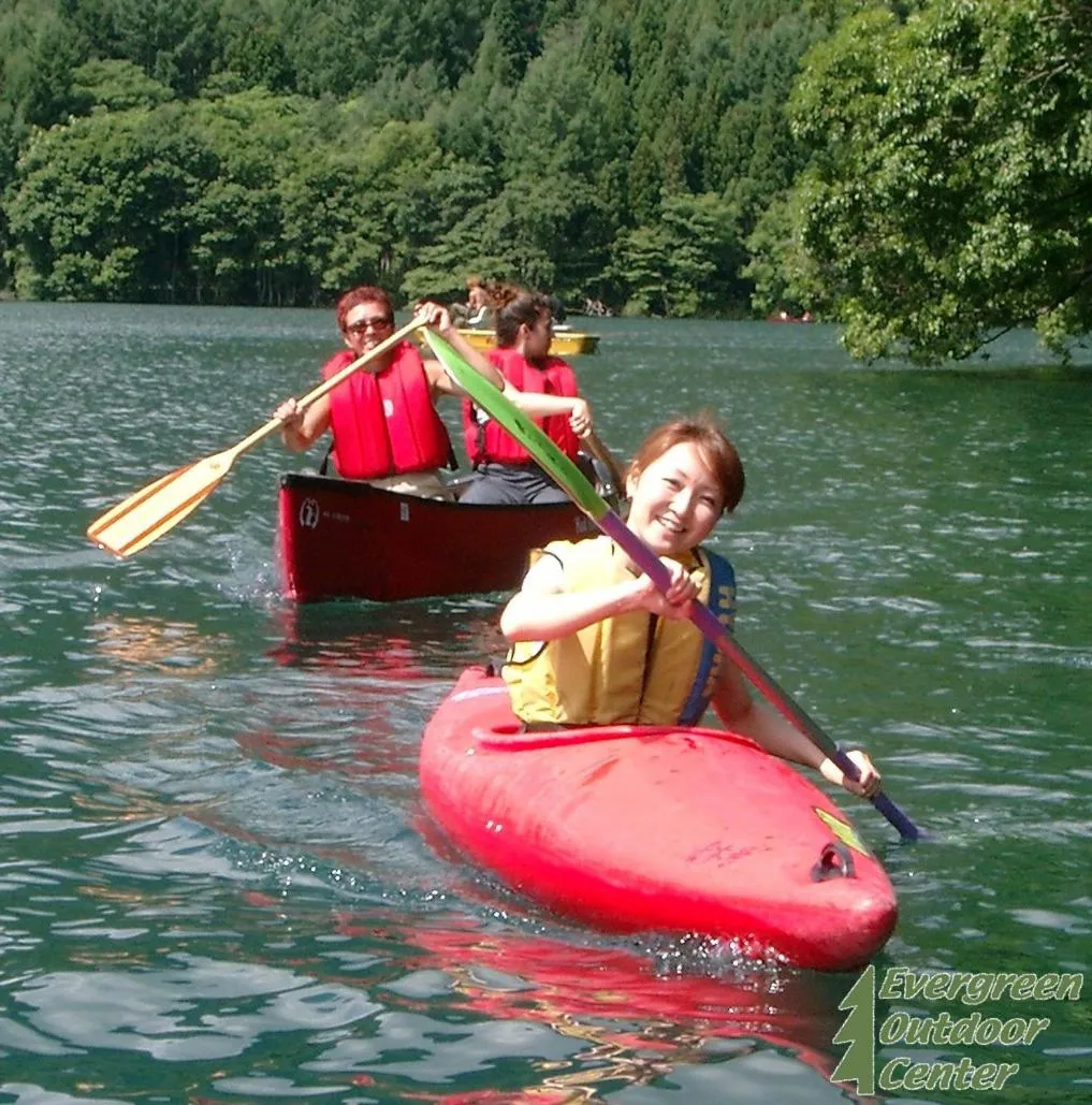Canoeing in Hakuba Yamano Hotel