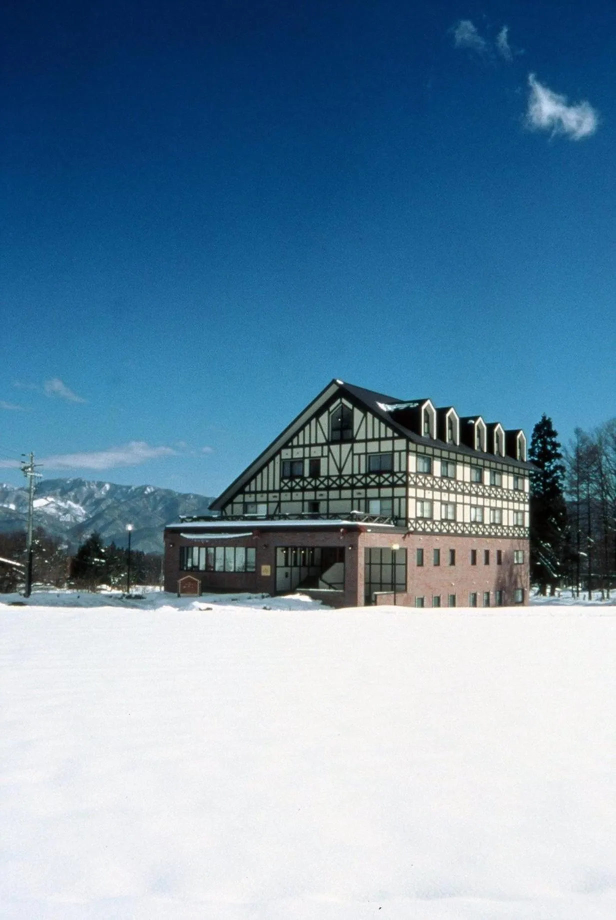 Facade/entrance in Hakuba Yamano Hotel