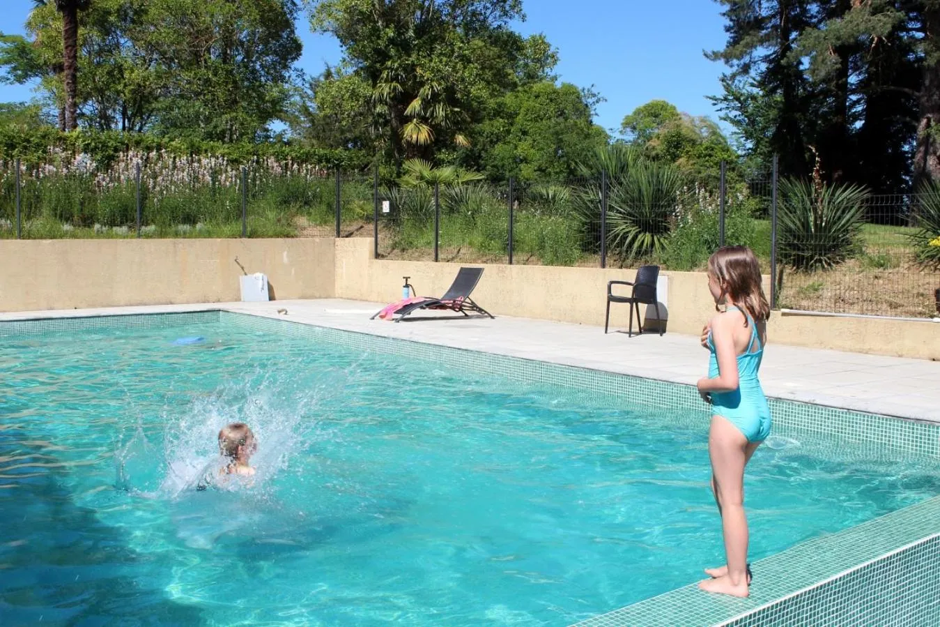 Pool view in Maison Poche