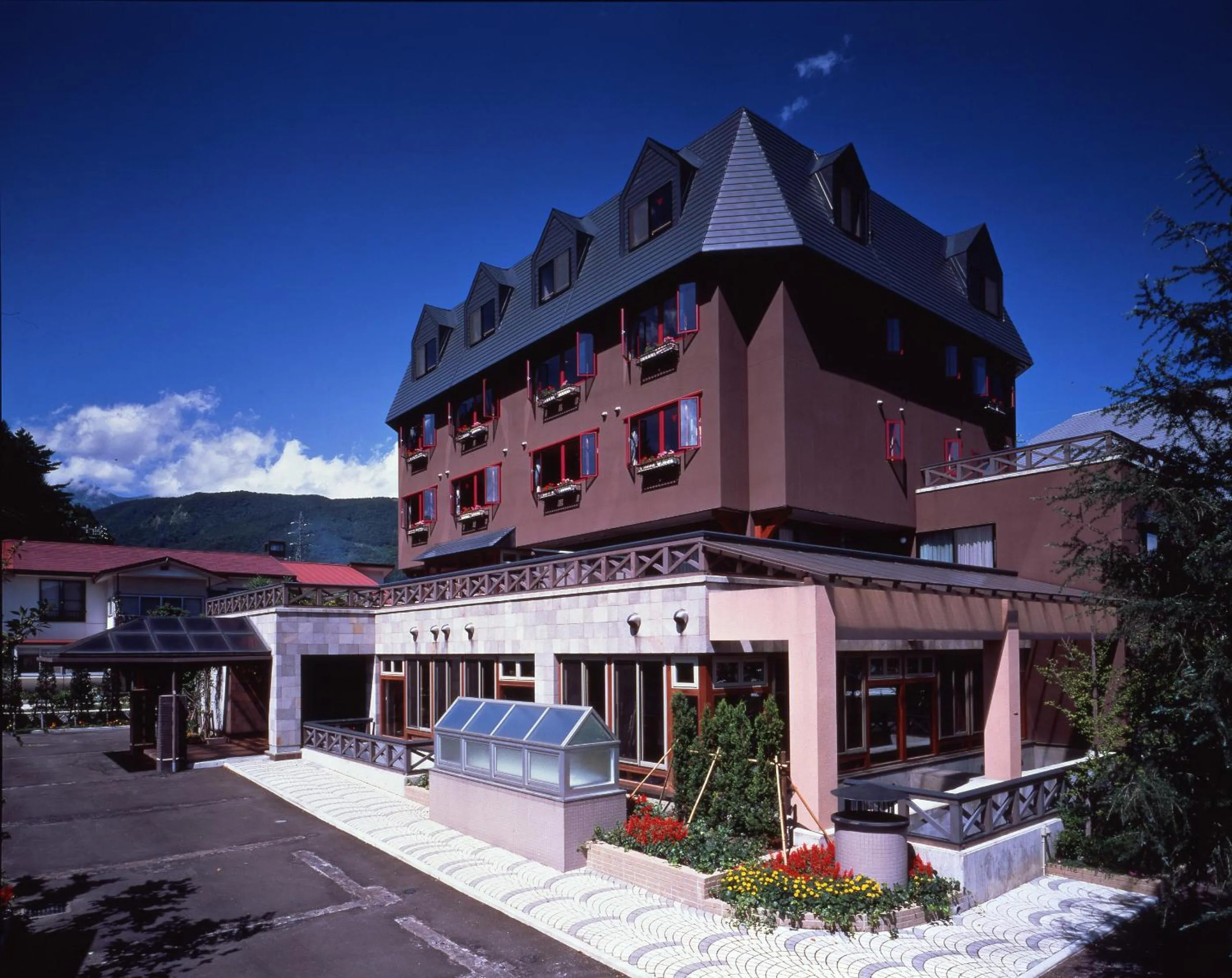 Property building in Hakuba Hotel Ougiya