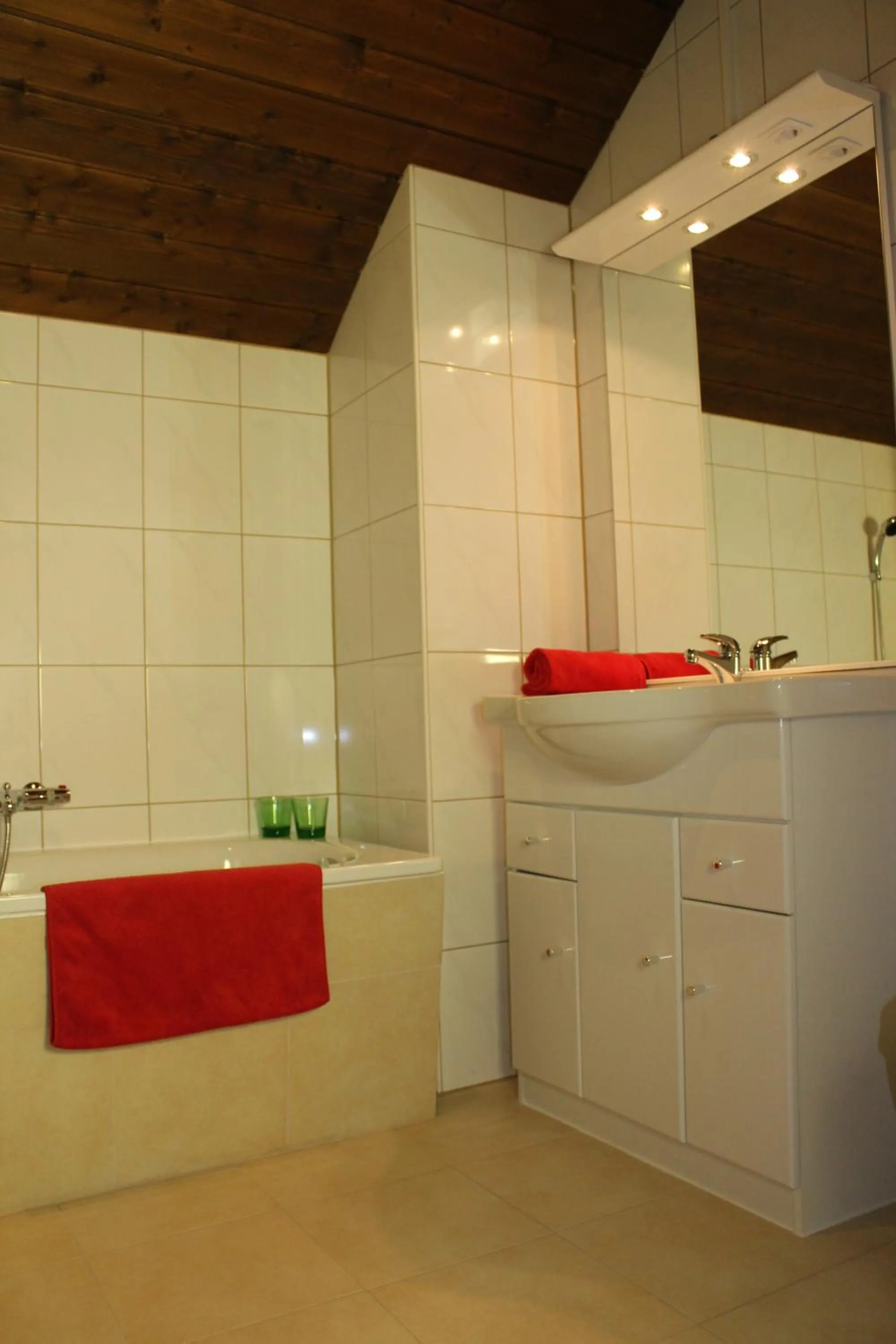 Bathroom in Hotel Lindwurm