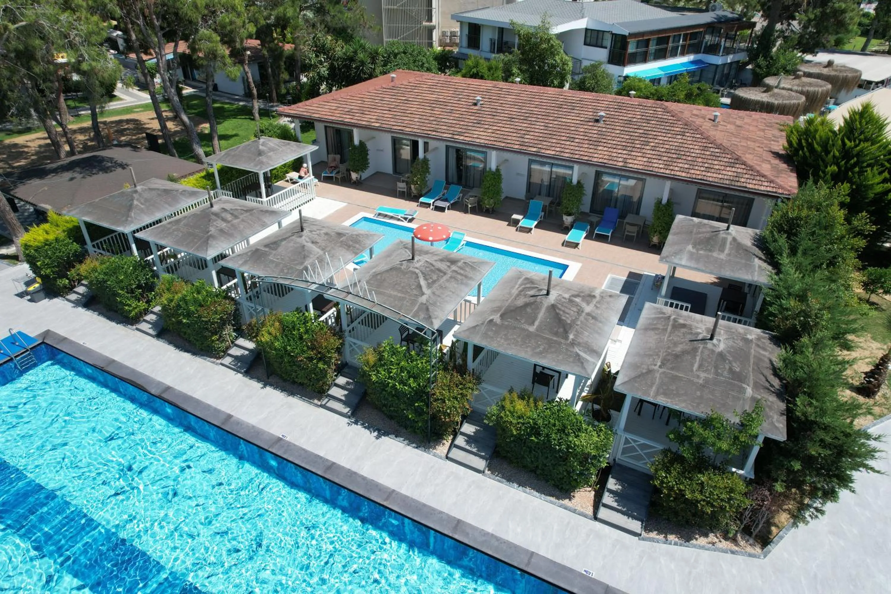 Pool view in Linda Resort Hotel