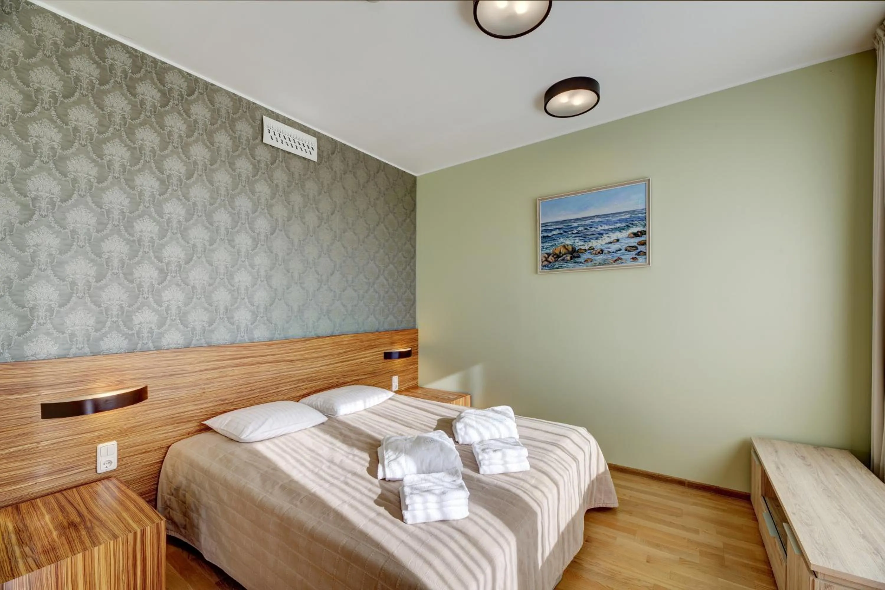 Bed in ESTONIA Medical Spa & Hotel