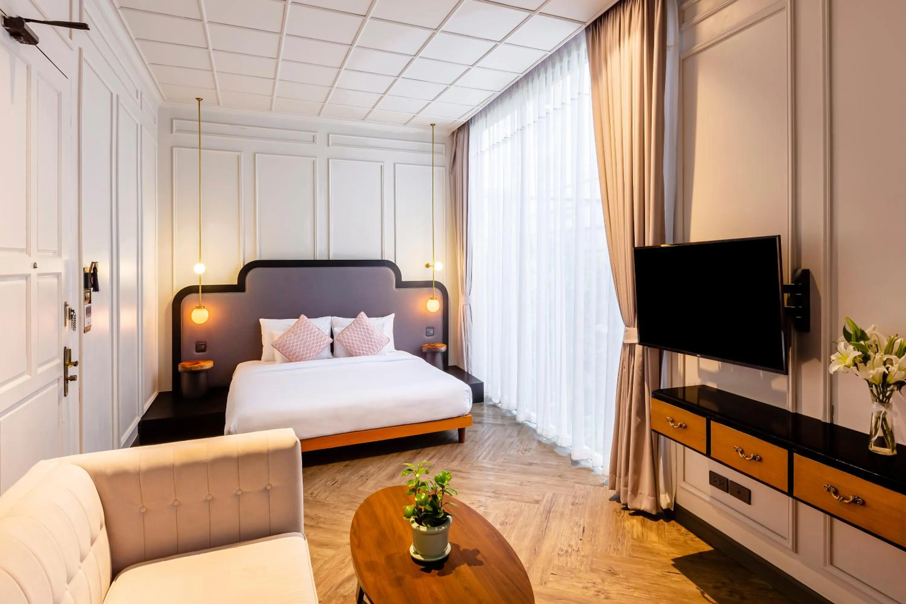 Bed in MiLa Thapae@Chiang Mai Old City