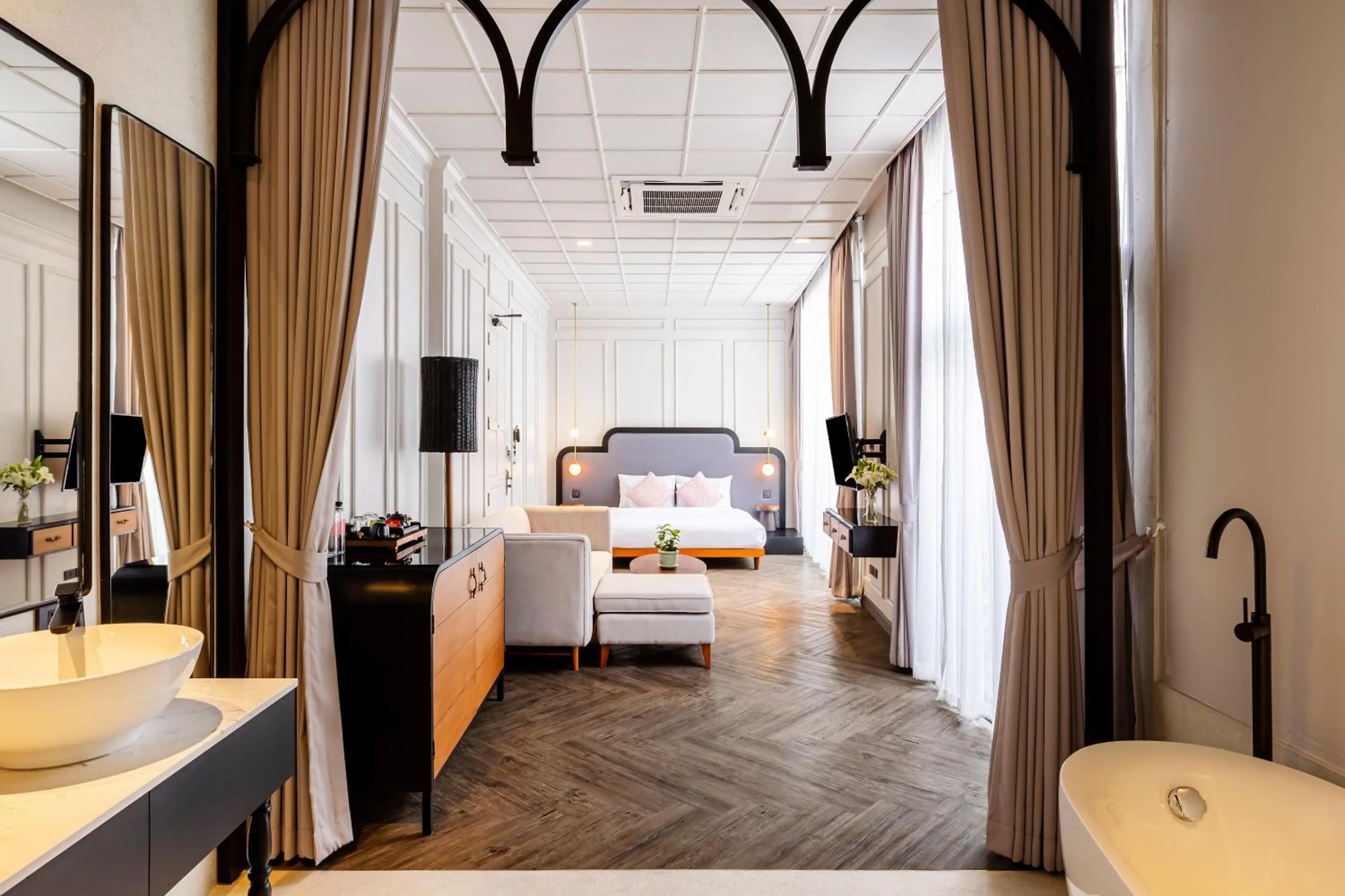 Bed in MiLa Thapae@Chiang Mai Old City