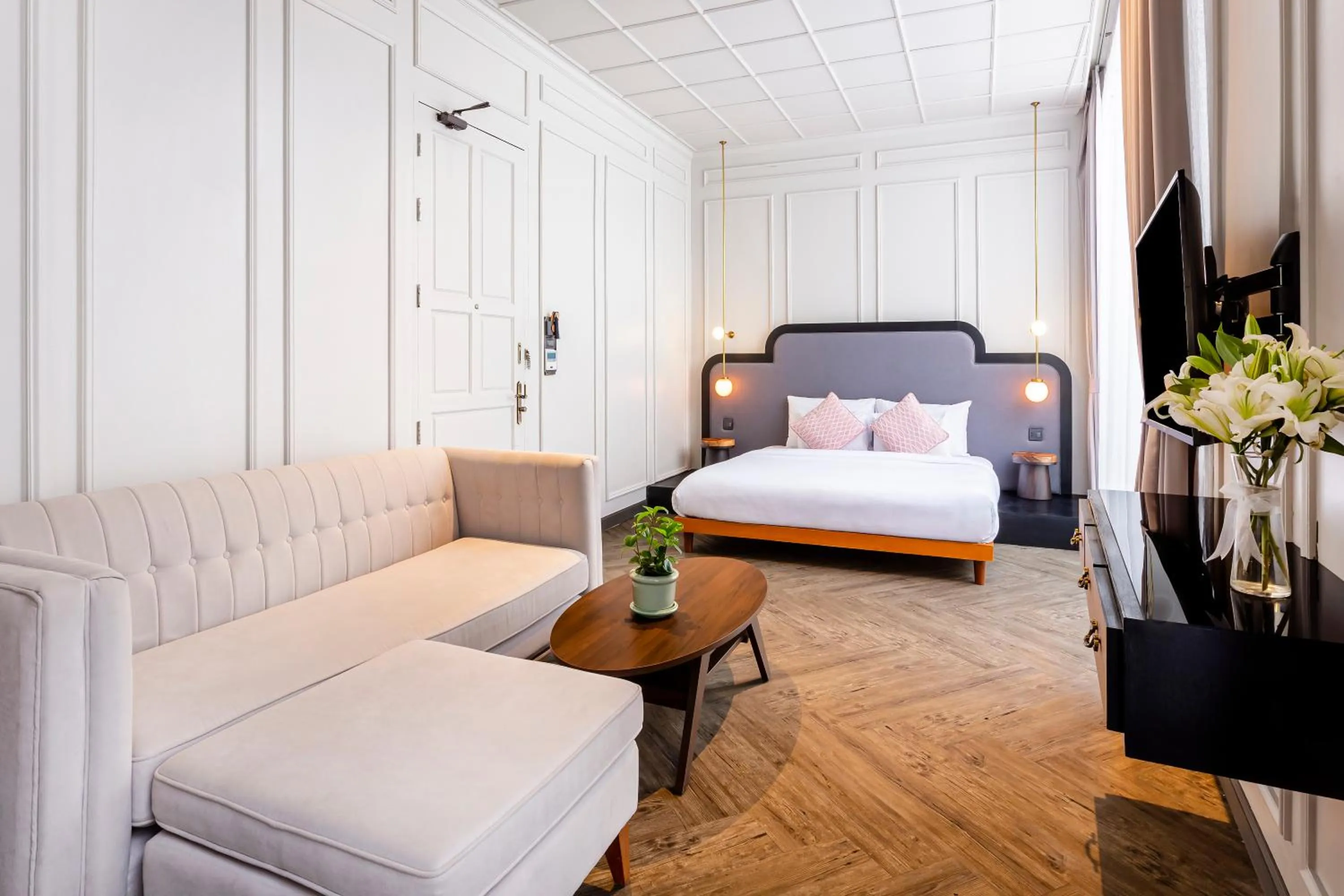 Bed in MiLa Thapae@Chiang Mai Old City