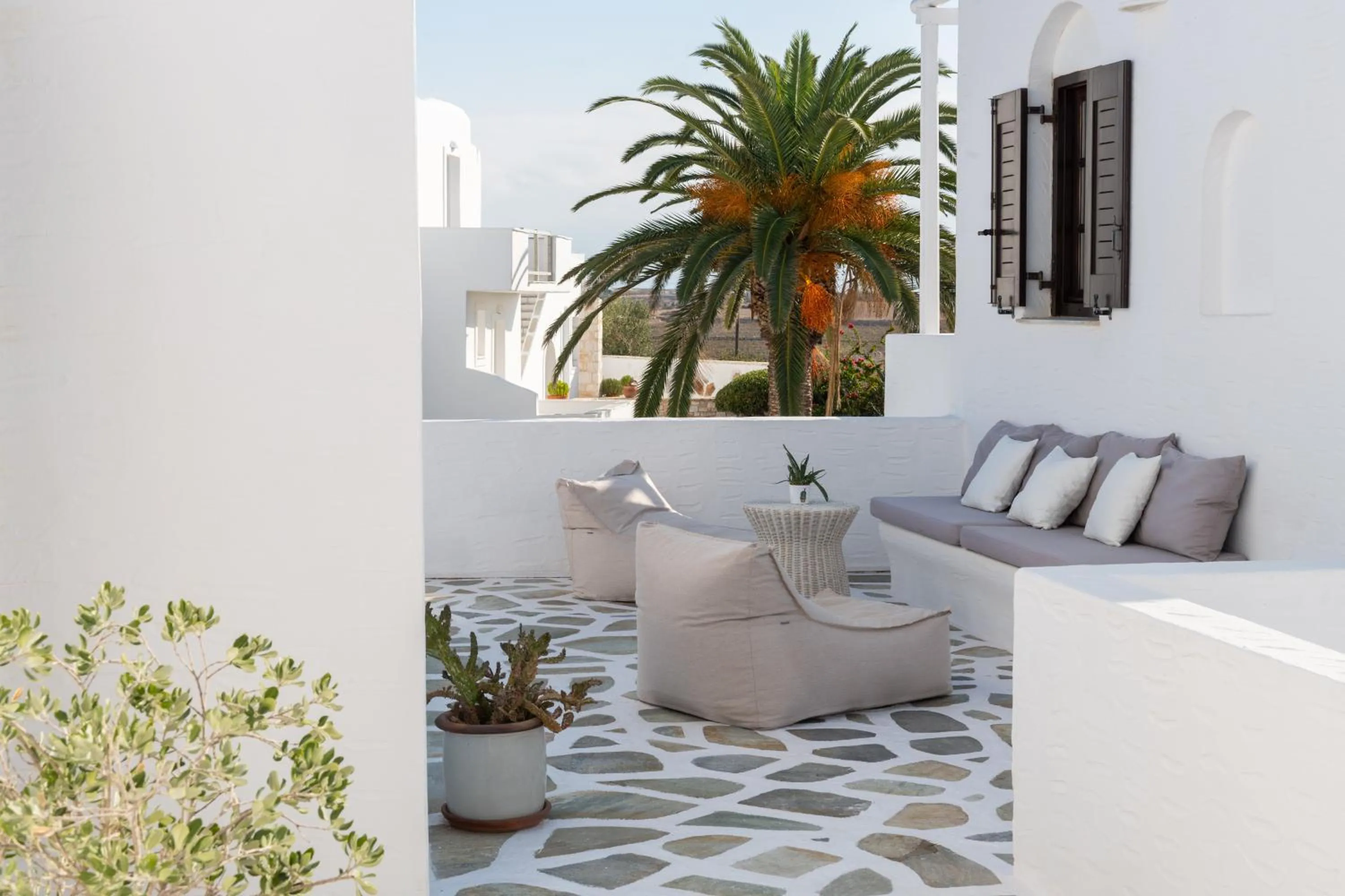 Seating area in Aella Residence