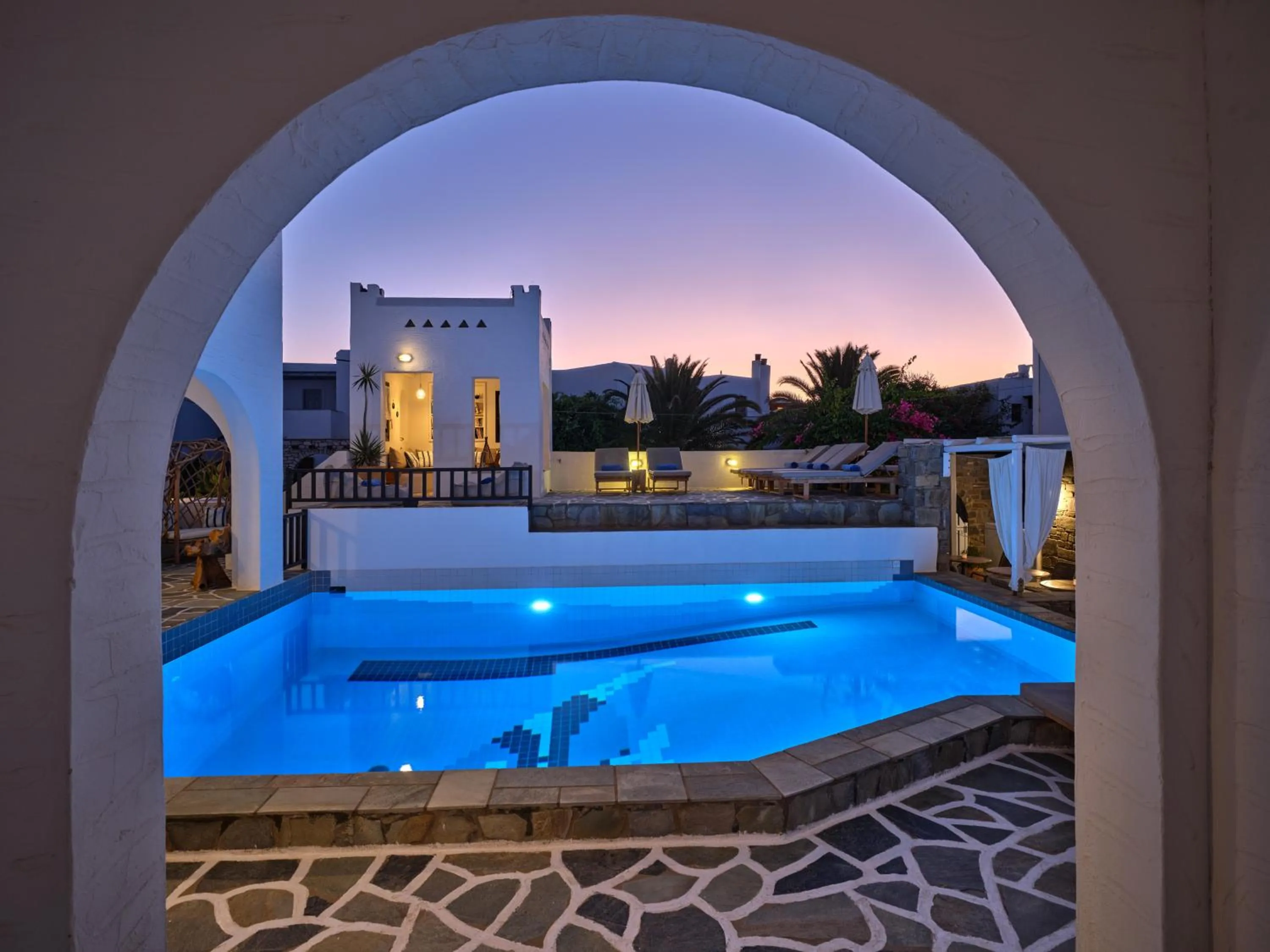 Swimming pool in Aella Residence